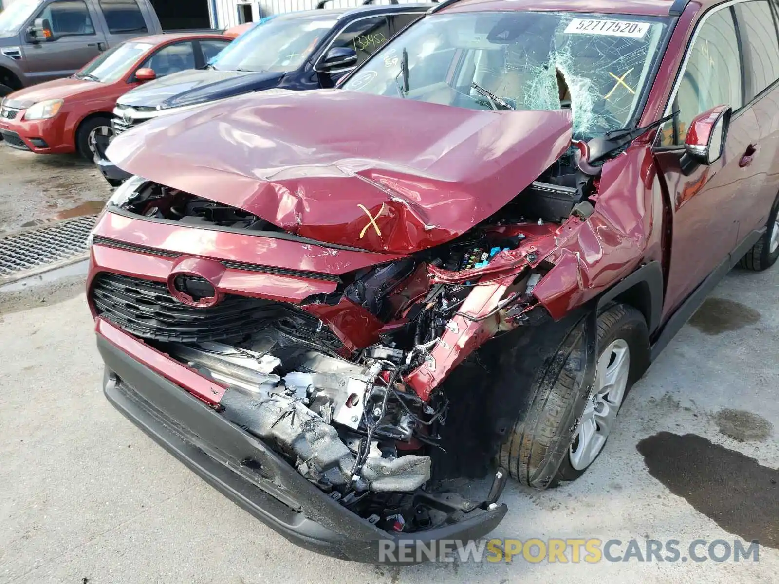 9 Фотография поврежденного автомобиля 2T3W1RFVXKC027169 TOYOTA RAV4 2019