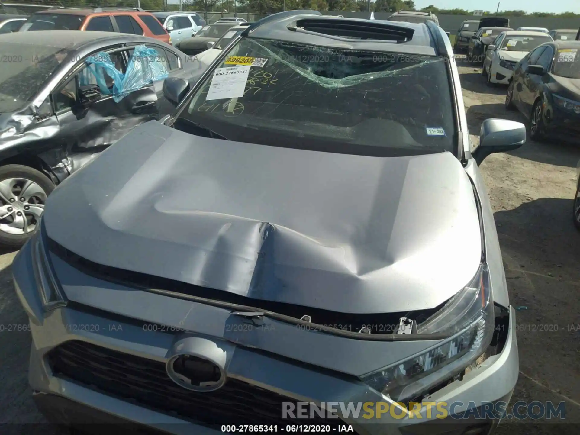 6 Photograph of a damaged car 2T3W1RFVXKC029777 TOYOTA RAV4 2019