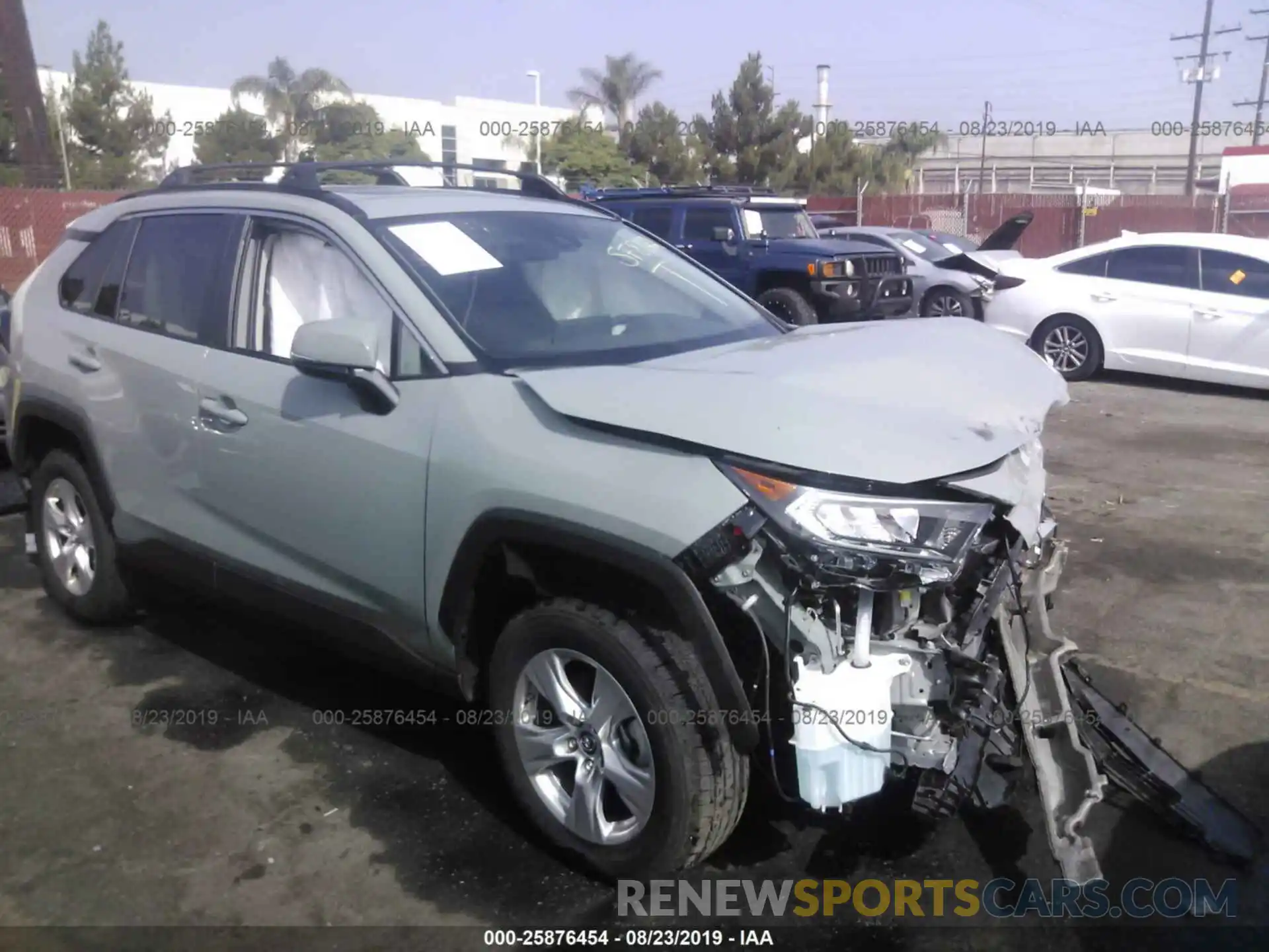 1 Фотография поврежденного автомобиля 2T3W1RFVXKW001136 TOYOTA RAV4 2019