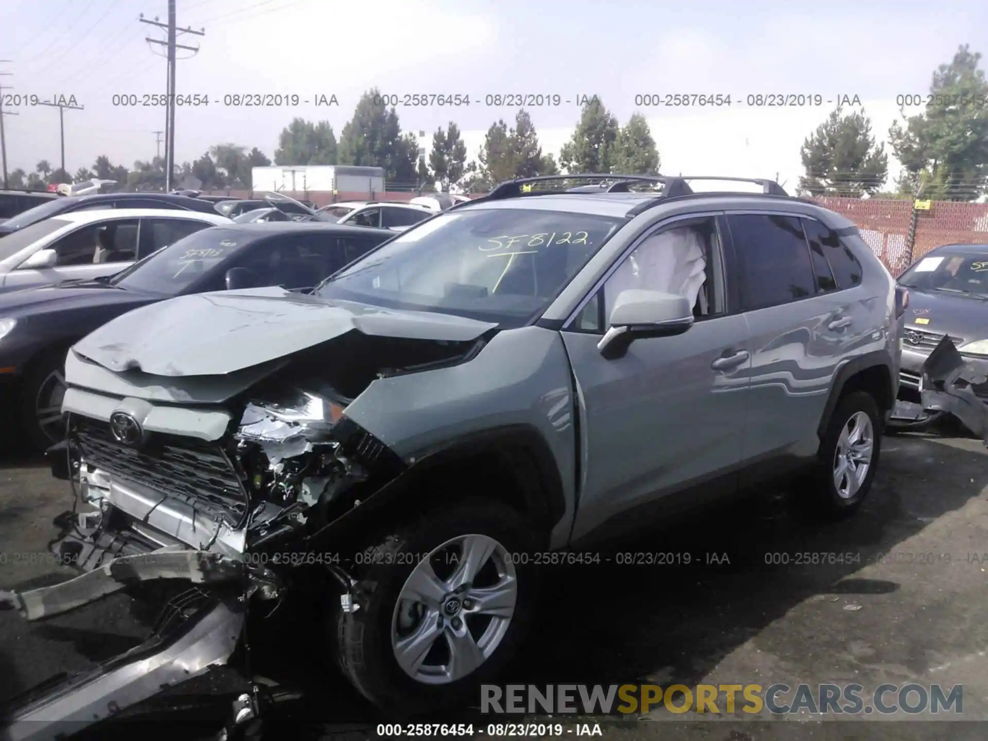 2 Photograph of a damaged car 2T3W1RFVXKW001136 TOYOTA RAV4 2019