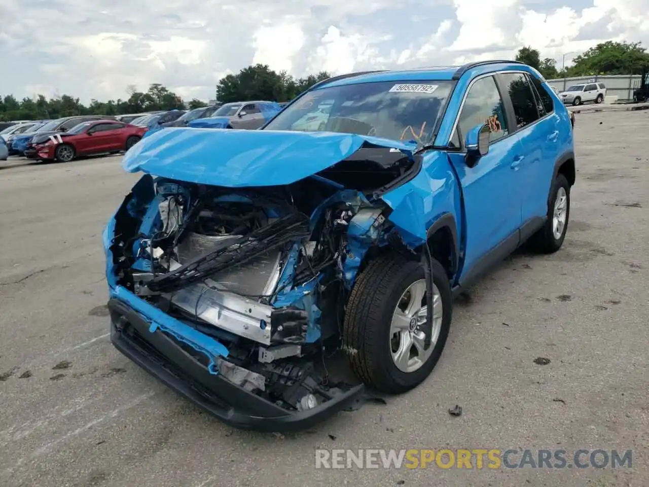 2 Photograph of a damaged car 2T3W1RFVXKW003873 TOYOTA RAV4 2019