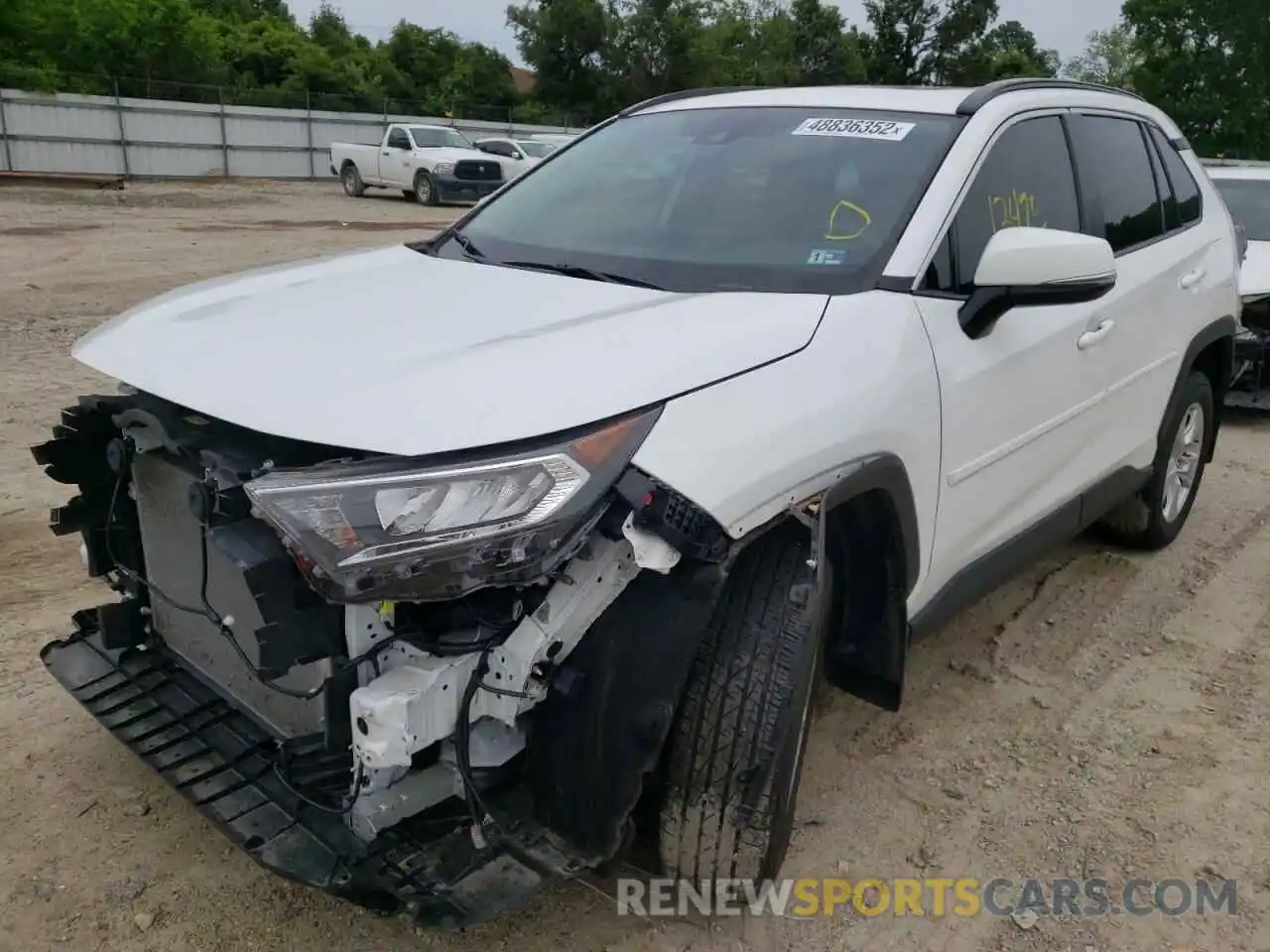 2 Photograph of a damaged car 2T3W1RFVXKW004344 TOYOTA RAV4 2019