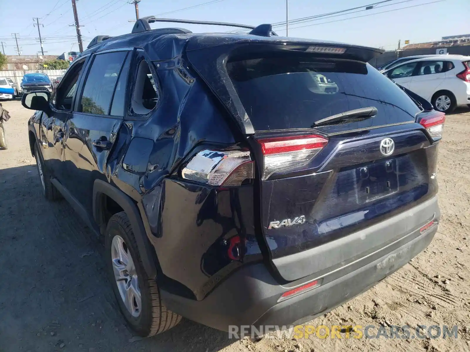 3 Photograph of a damaged car 2T3W1RFVXKW006174 TOYOTA RAV4 2019