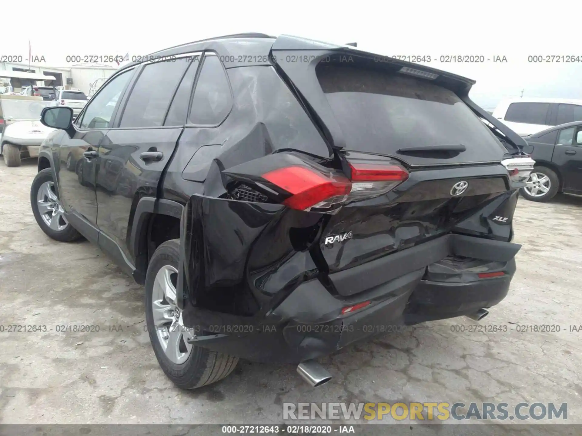 3 Фотография поврежденного автомобиля 2T3W1RFVXKW007275 TOYOTA RAV4 2019