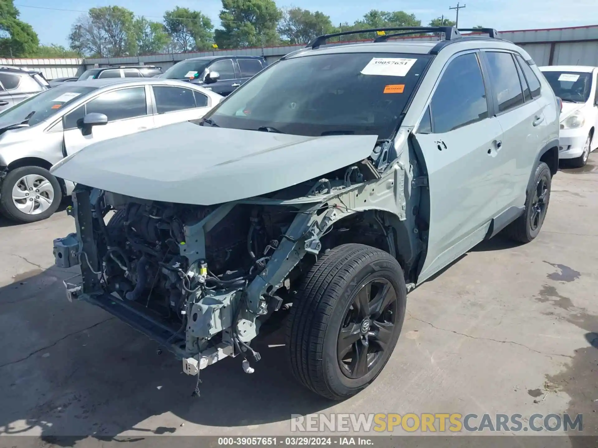 2 Photograph of a damaged car 2T3W1RFVXKW007504 TOYOTA RAV4 2019