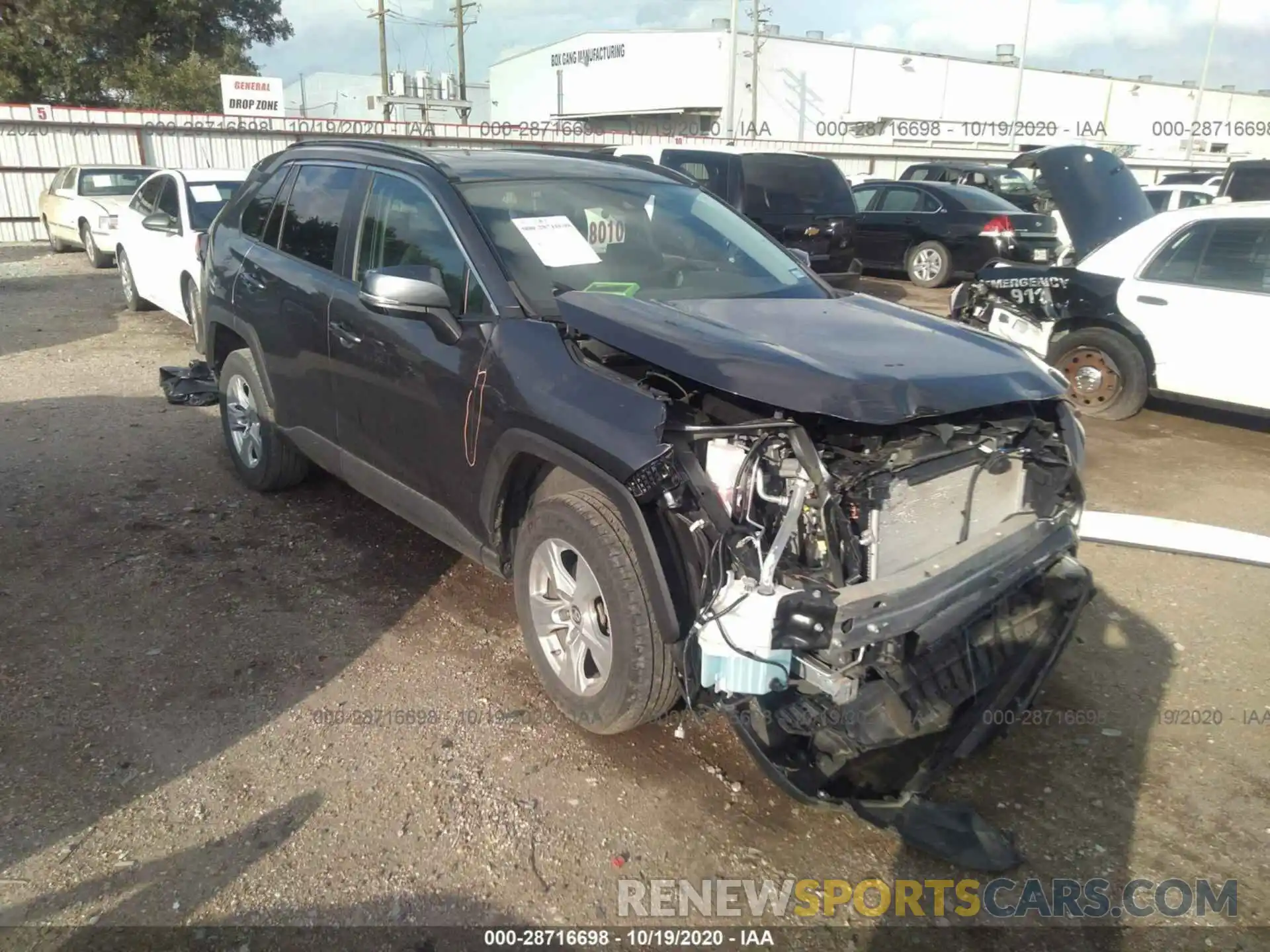 1 Photograph of a damaged car 2T3W1RFVXKW016879 TOYOTA RAV4 2019