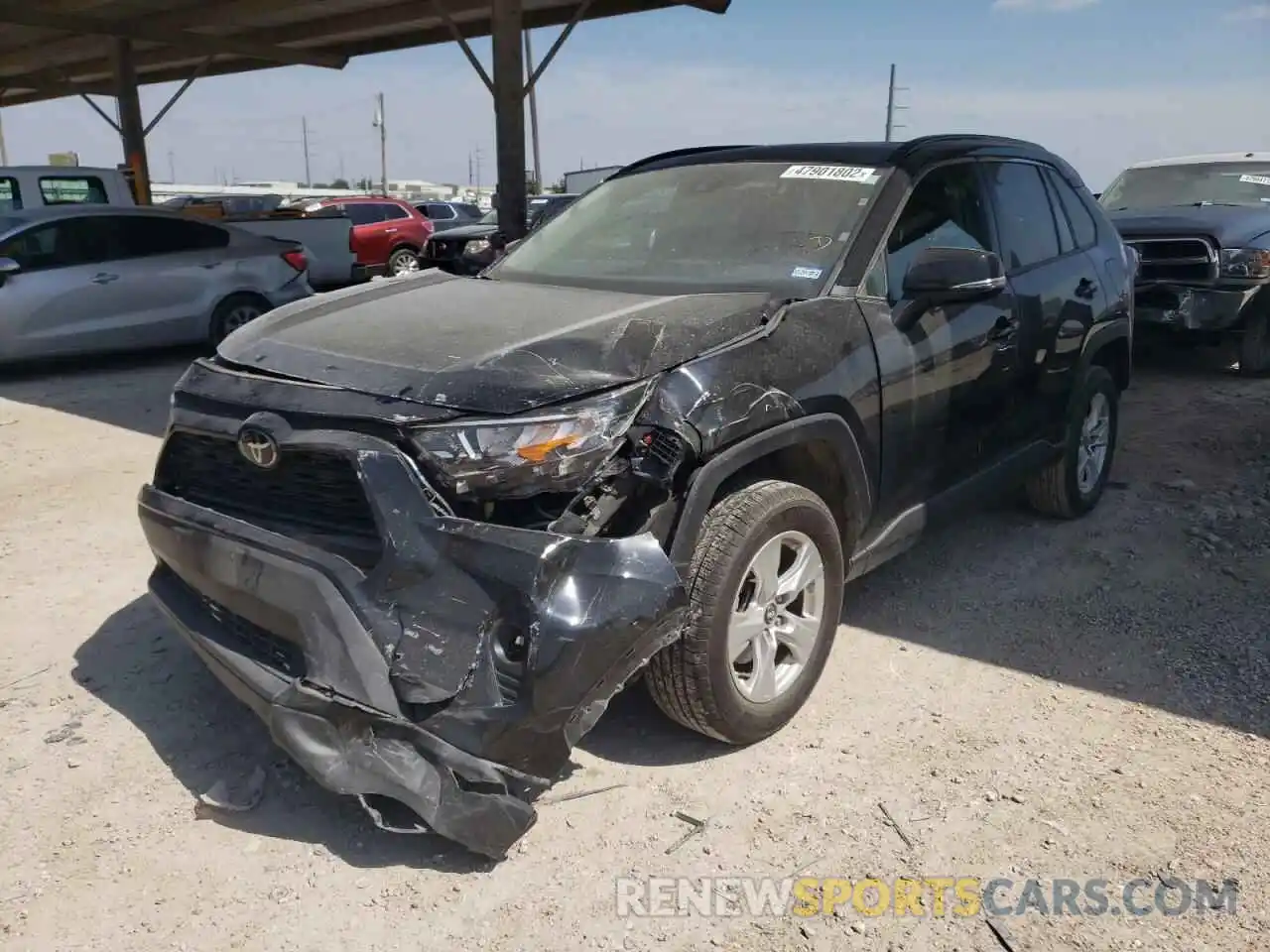 2 Photograph of a damaged car 2T3W1RFVXKW019328 TOYOTA RAV4 2019