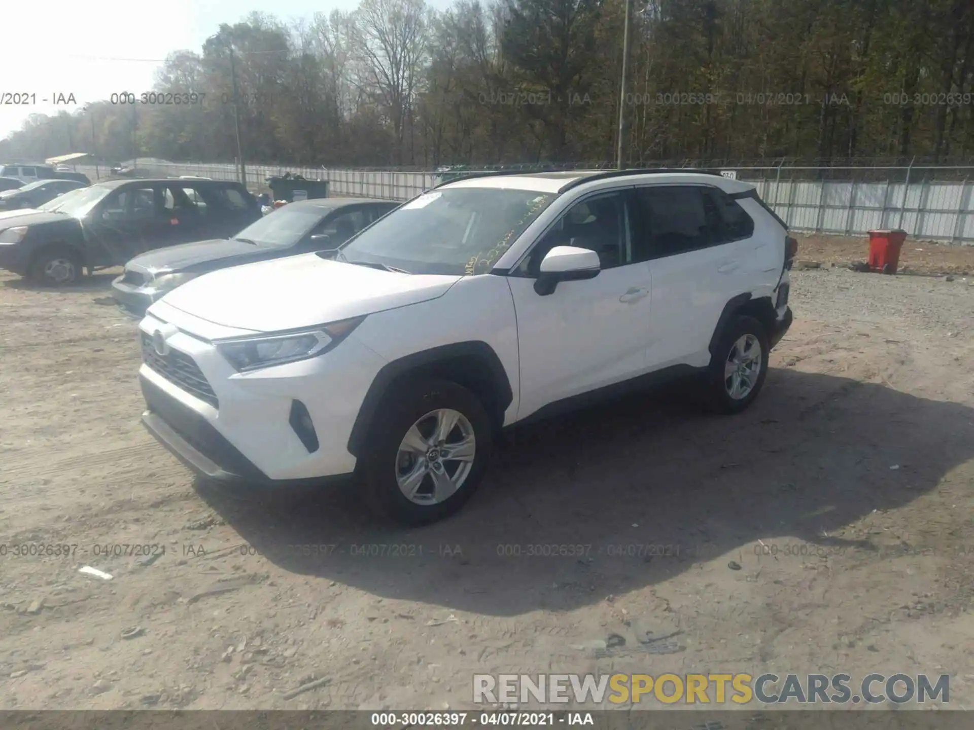 2 Photograph of a damaged car 2T3W1RFVXKW044424 TOYOTA RAV4 2019