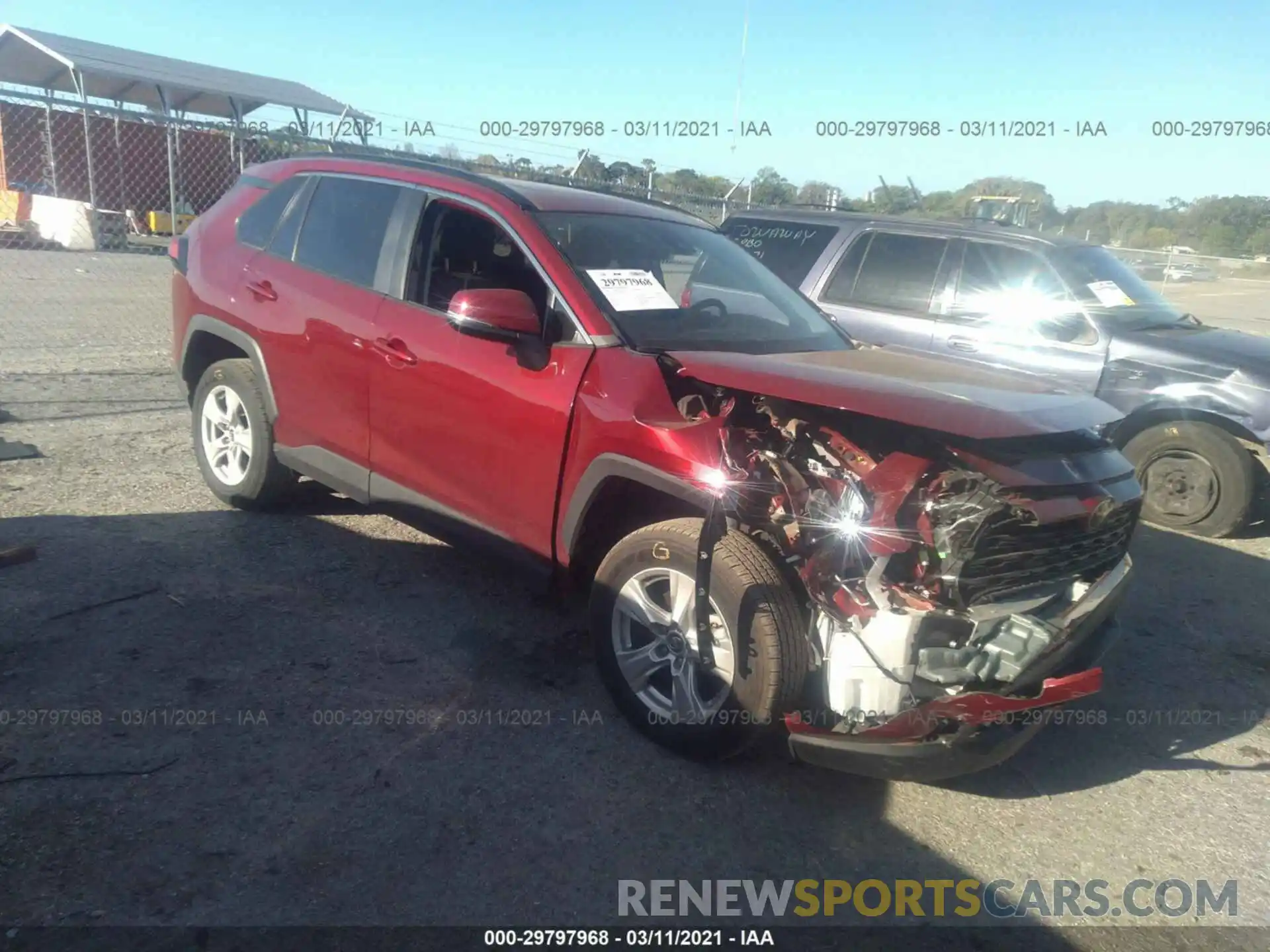 1 Photograph of a damaged car 2T3W1RFVXKW052006 TOYOTA RAV4 2019