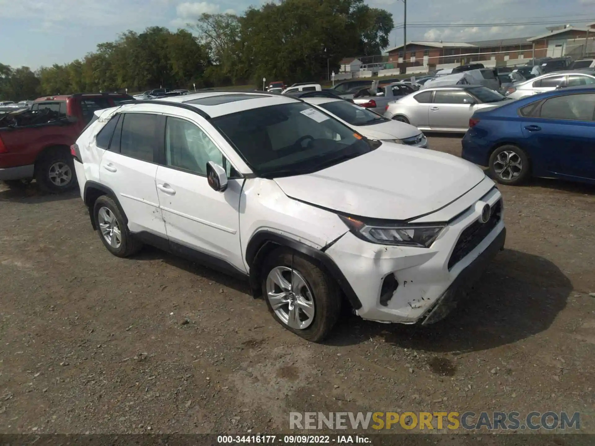 1 Фотография поврежденного автомобиля 2T3W1RFVXKW053916 TOYOTA RAV4 2019