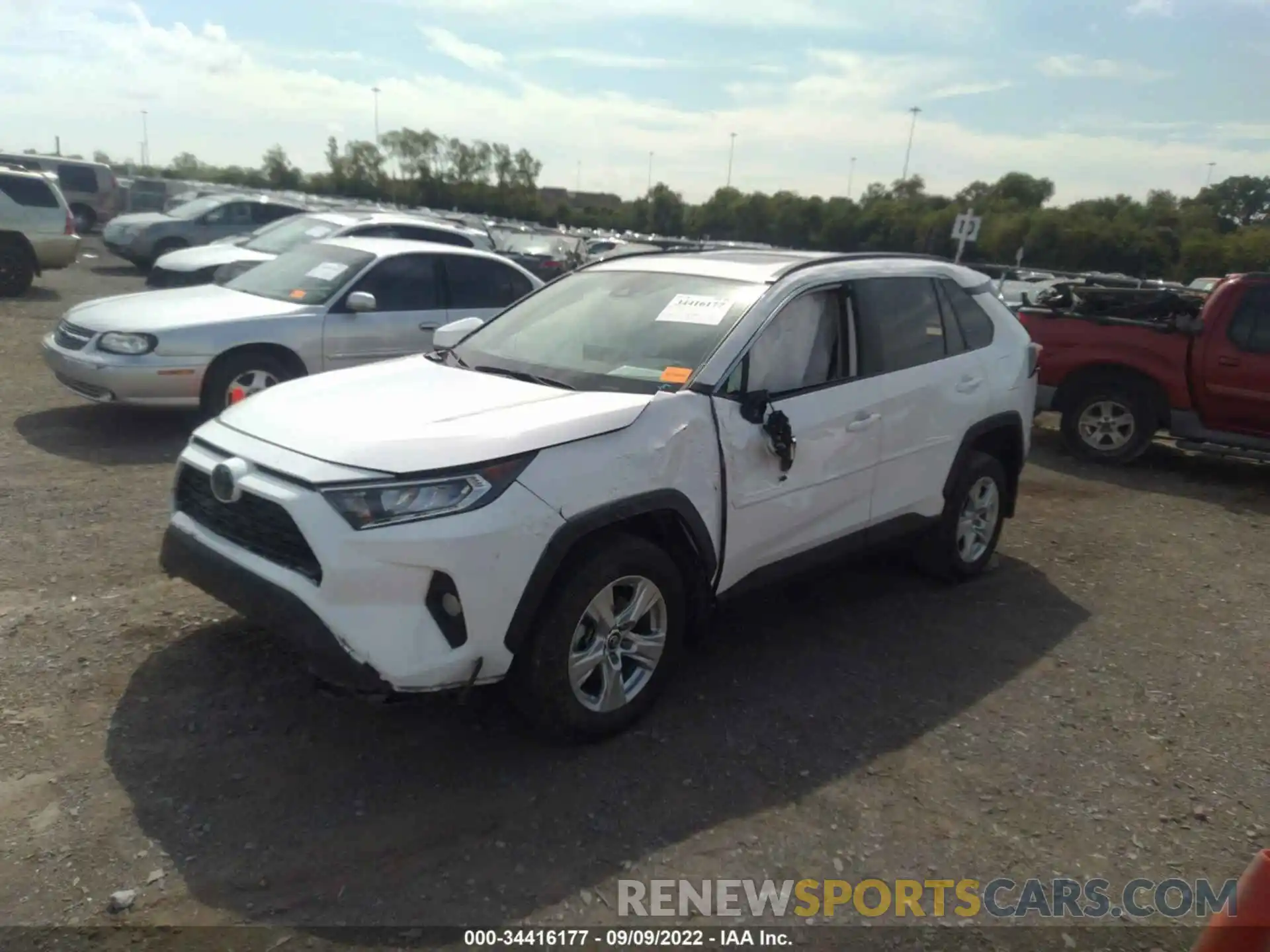 2 Фотография поврежденного автомобиля 2T3W1RFVXKW053916 TOYOTA RAV4 2019