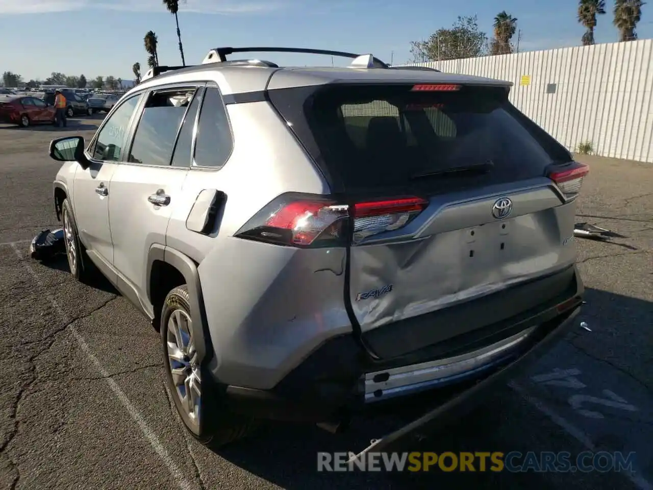 3 Photograph of a damaged car 2T3Y1RFV0KW011828 TOYOTA RAV4 2019