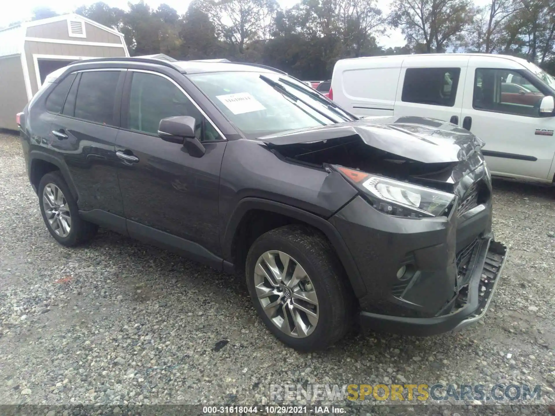 1 Photograph of a damaged car 2T3Y1RFV0KW019038 TOYOTA RAV4 2019