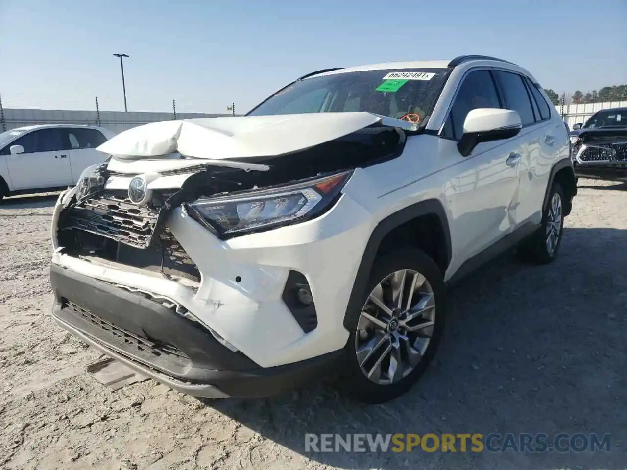 2 Photograph of a damaged car 2T3Y1RFV1KC008423 TOYOTA RAV4 2019