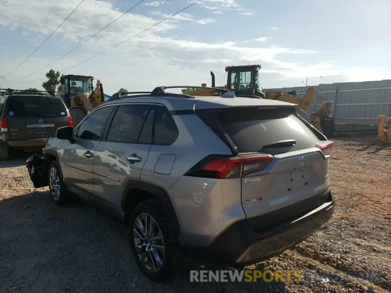 3 Photograph of a damaged car 2T3Y1RFV2KC007345 TOYOTA RAV4 2019