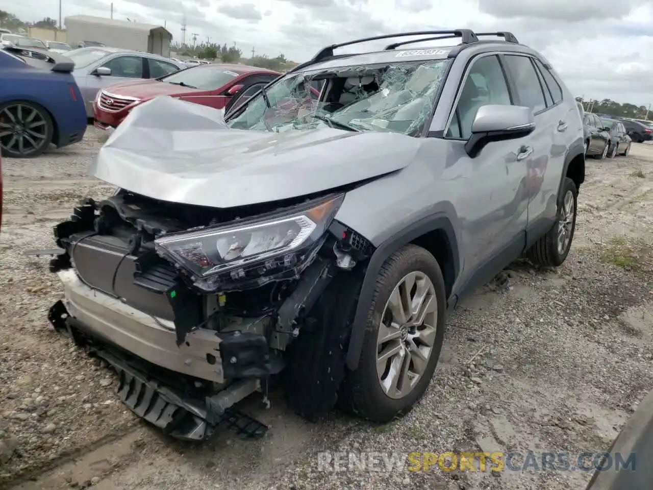 2 Фотография поврежденного автомобиля 2T3Y1RFV2KW020403 TOYOTA RAV4 2019