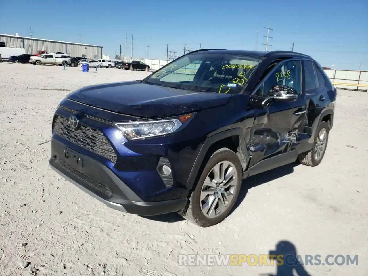 2 Photograph of a damaged car 2T3Y1RFV3KC006396 TOYOTA RAV4 2019