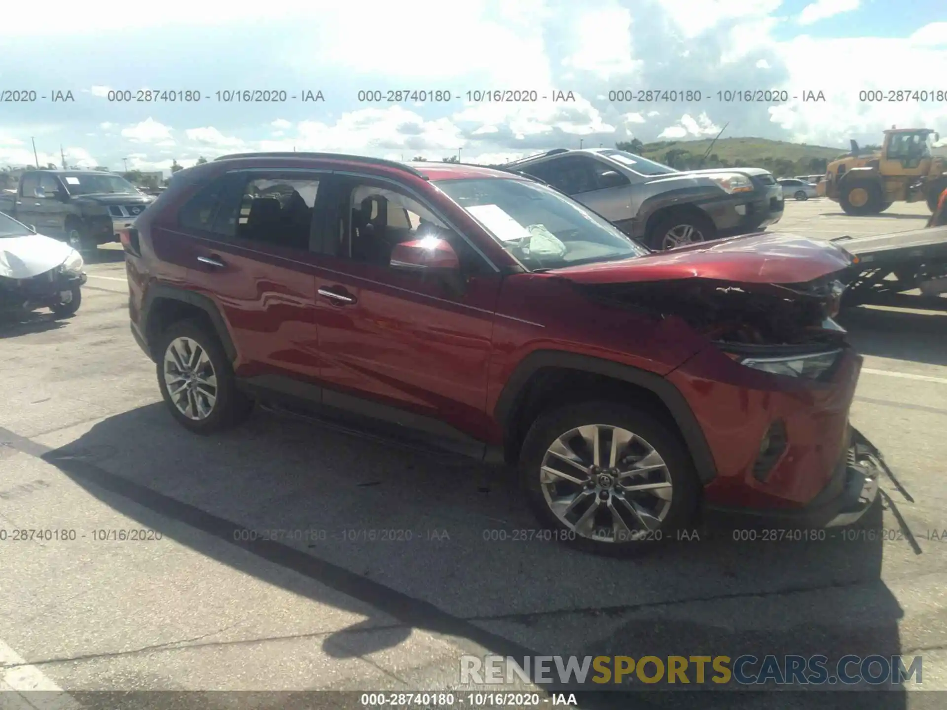 1 Photograph of a damaged car 2T3Y1RFV3KW021298 TOYOTA RAV4 2019