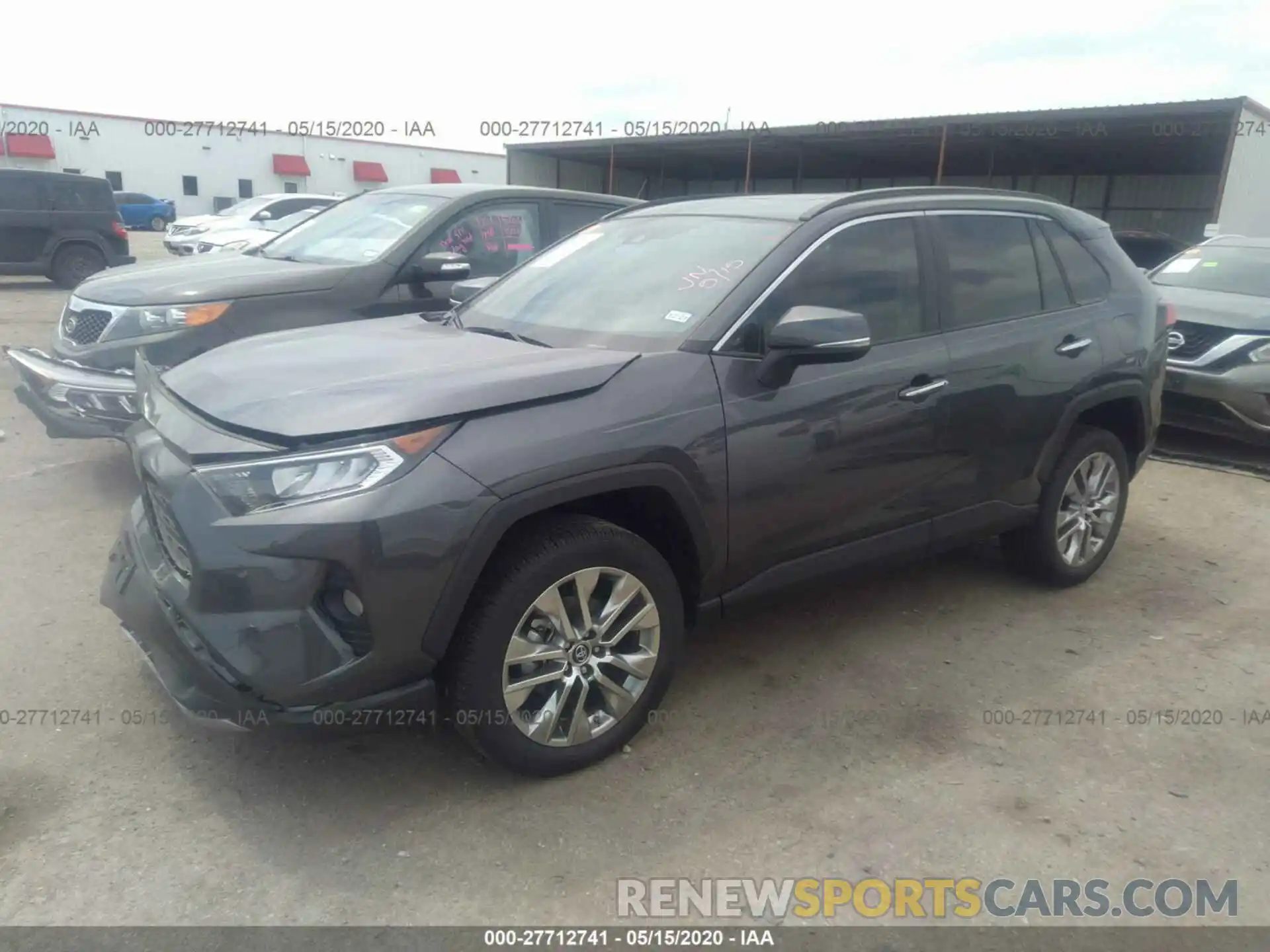 2 Фотография поврежденного автомобиля 2T3Y1RFV3KW030745 TOYOTA RAV4 2019