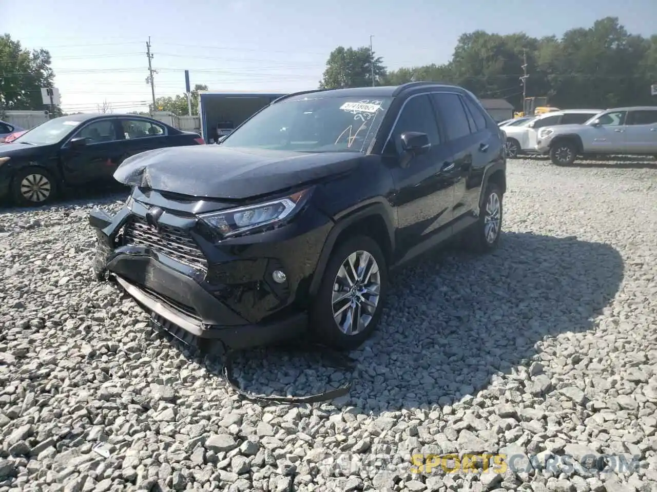 2 Photograph of a damaged car 2T3Y1RFV4KC009274 TOYOTA RAV4 2019