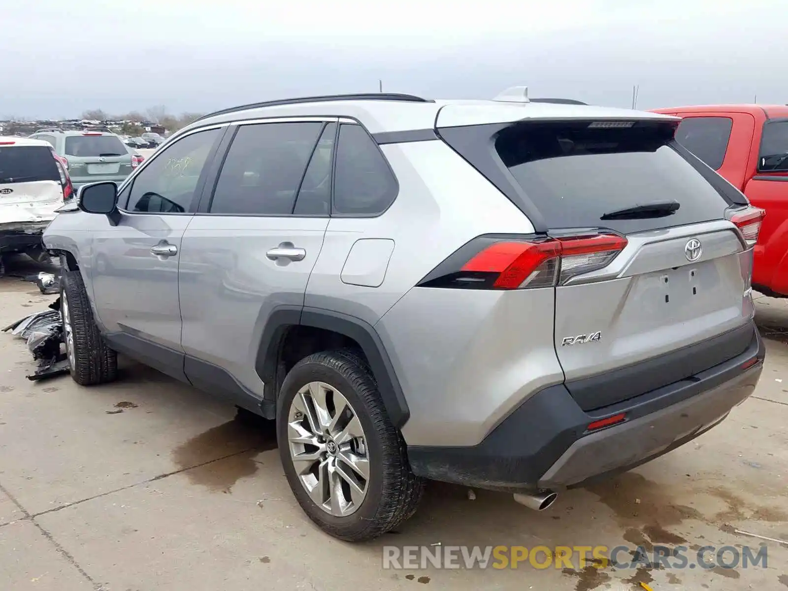 3 Photograph of a damaged car 2T3Y1RFV4KC010375 TOYOTA RAV4 2019