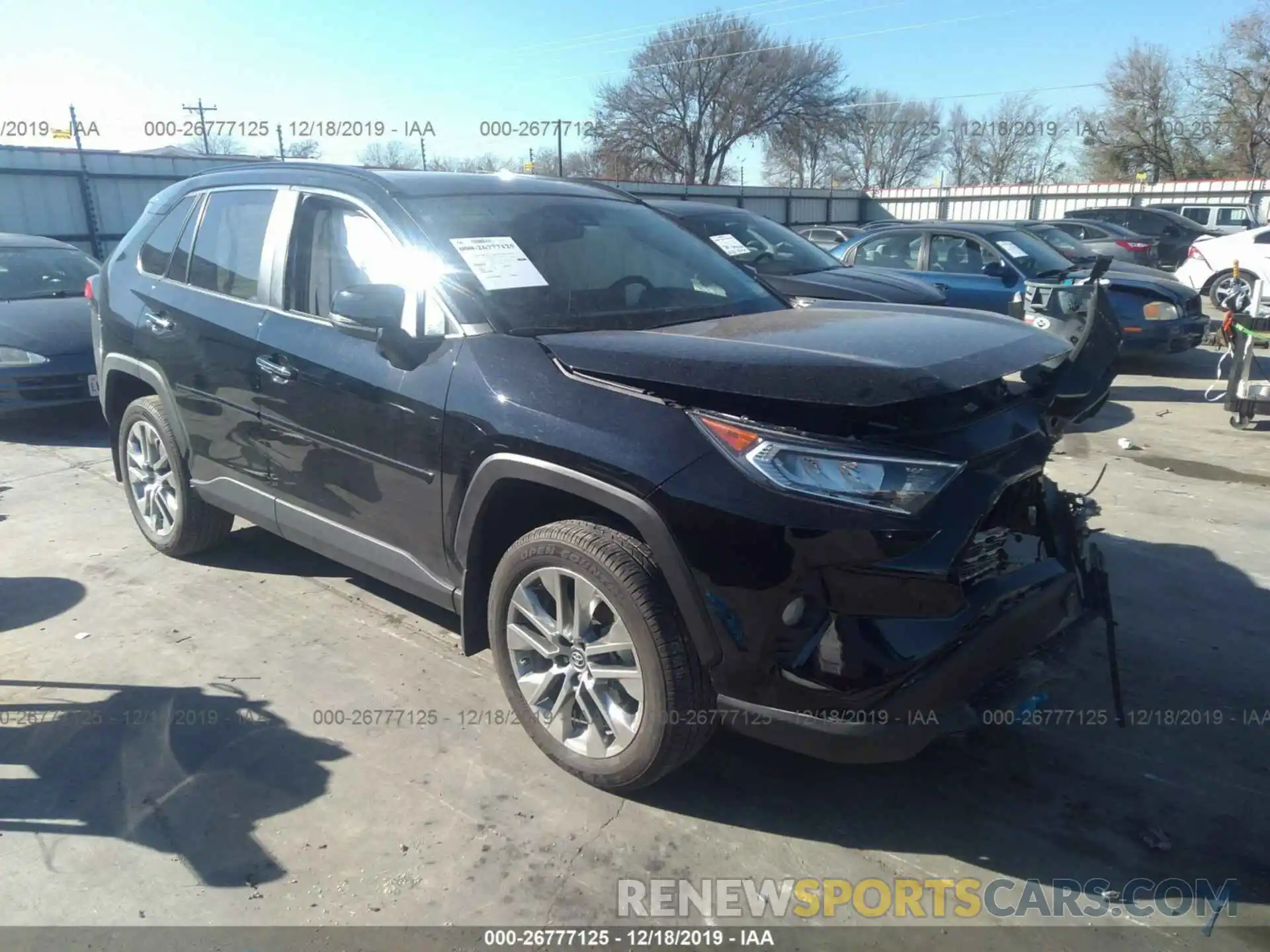 1 Photograph of a damaged car 2T3Y1RFV4KW032276 TOYOTA RAV4 2019