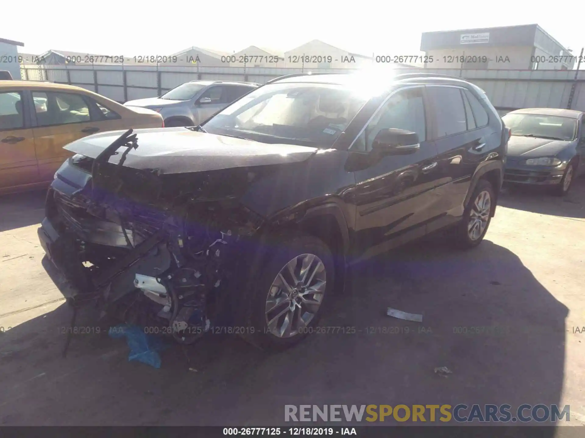 2 Photograph of a damaged car 2T3Y1RFV4KW032276 TOYOTA RAV4 2019