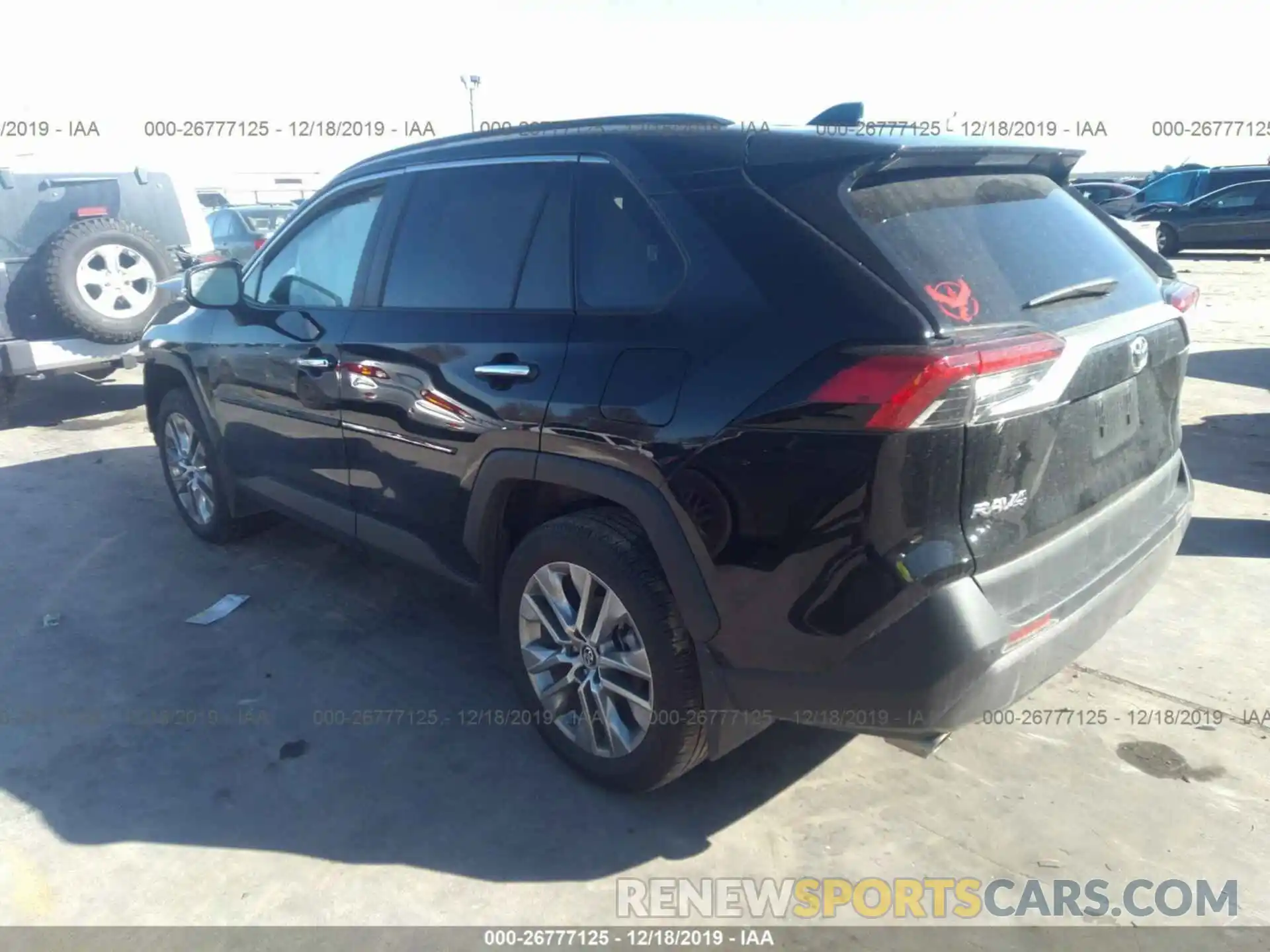 3 Photograph of a damaged car 2T3Y1RFV4KW032276 TOYOTA RAV4 2019