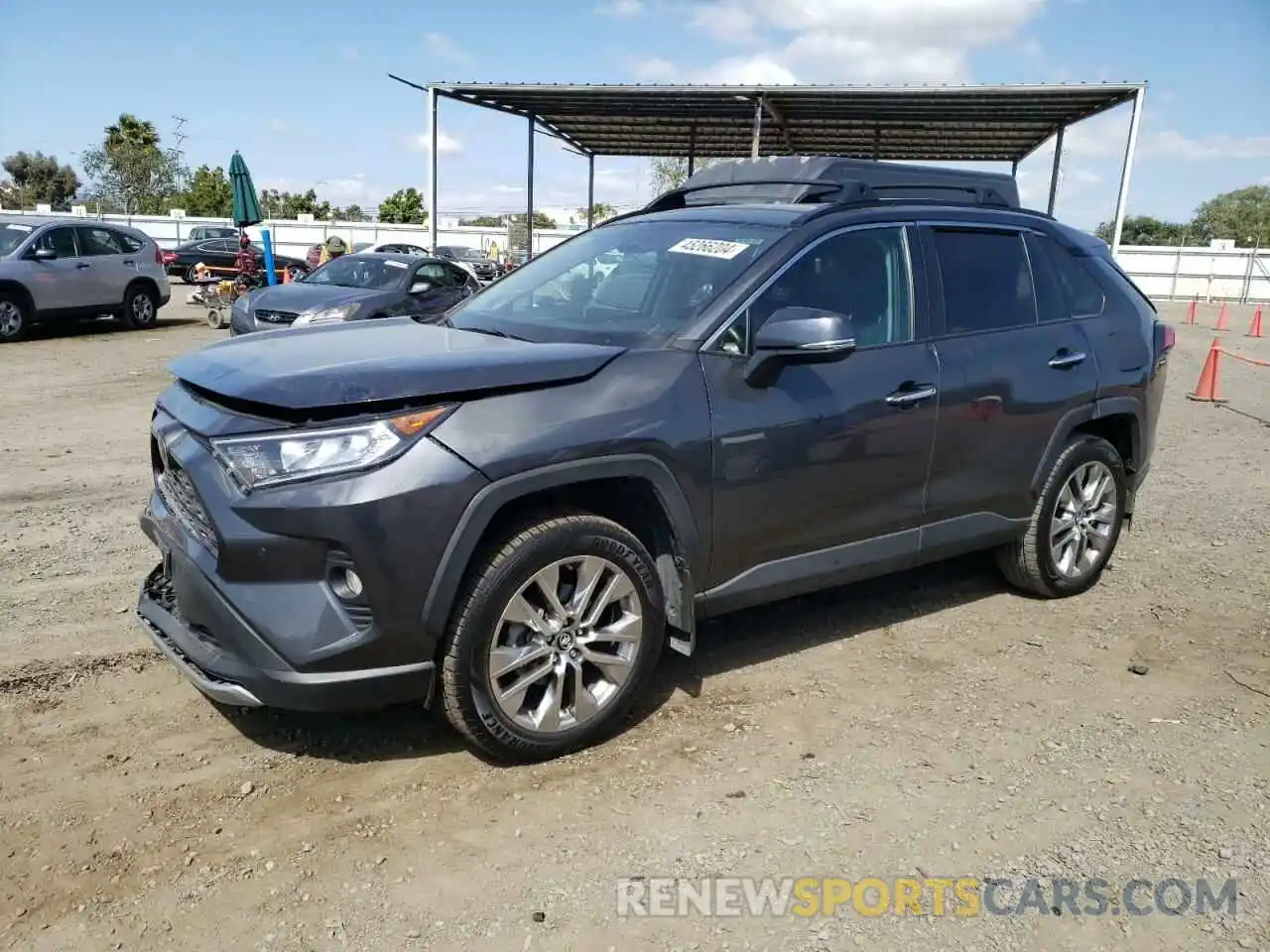 1 Photograph of a damaged car 2T3Y1RFV5KC008876 TOYOTA RAV4 2019