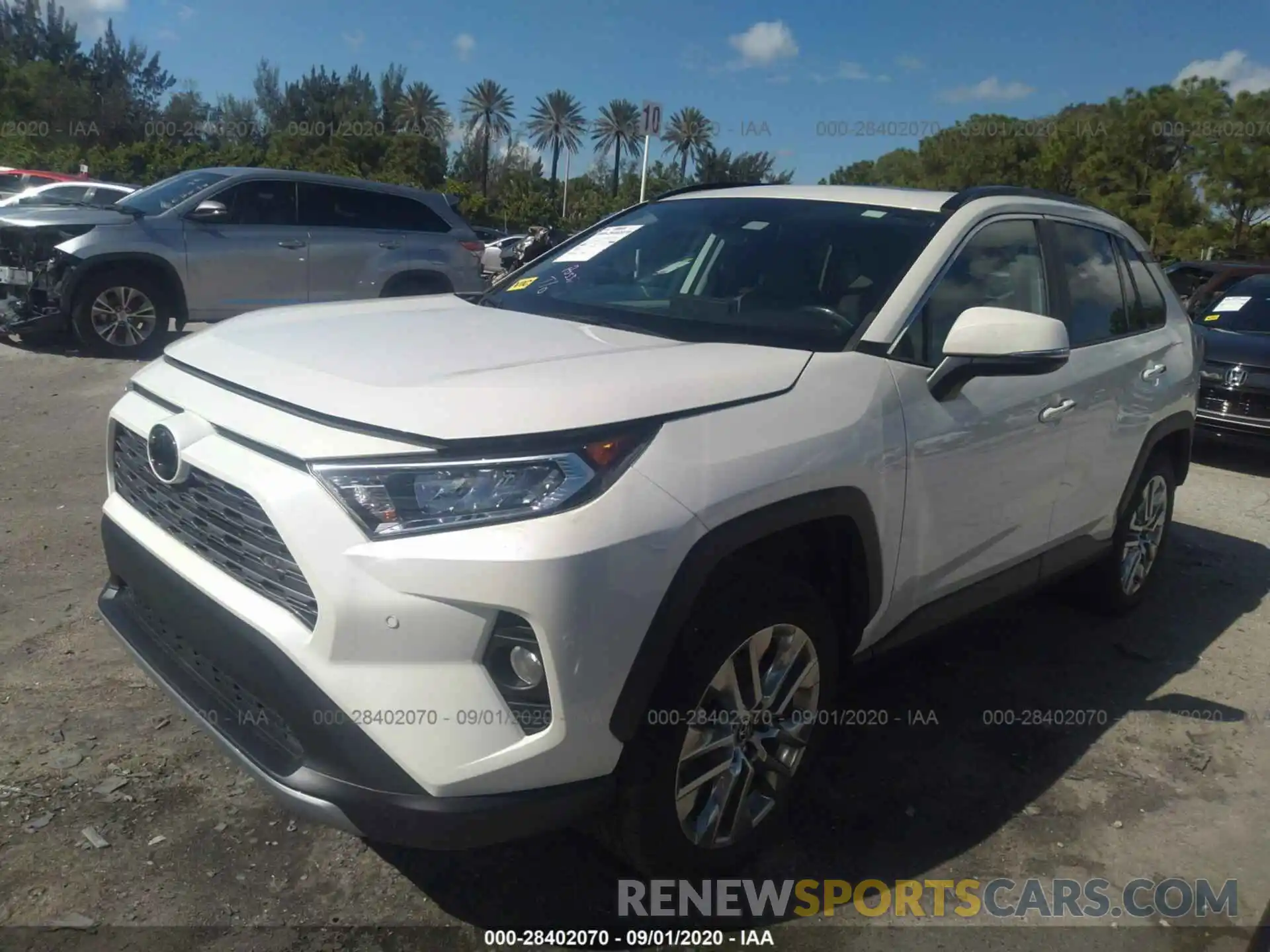 2 Photograph of a damaged car 2T3Y1RFV5KC009915 TOYOTA RAV4 2019