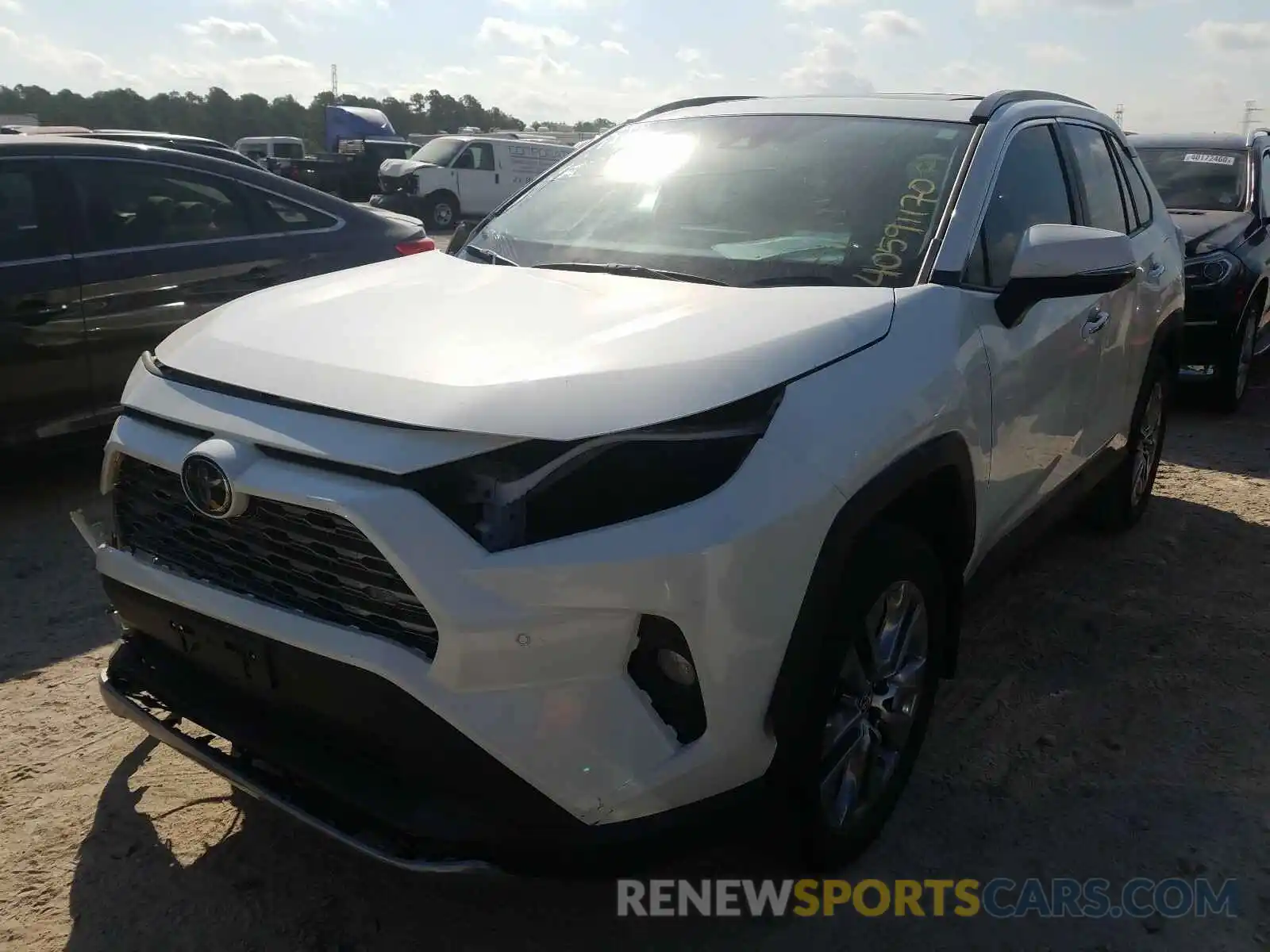 2 Фотография поврежденного автомобиля 2T3Y1RFV5KC010322 TOYOTA RAV4 2019