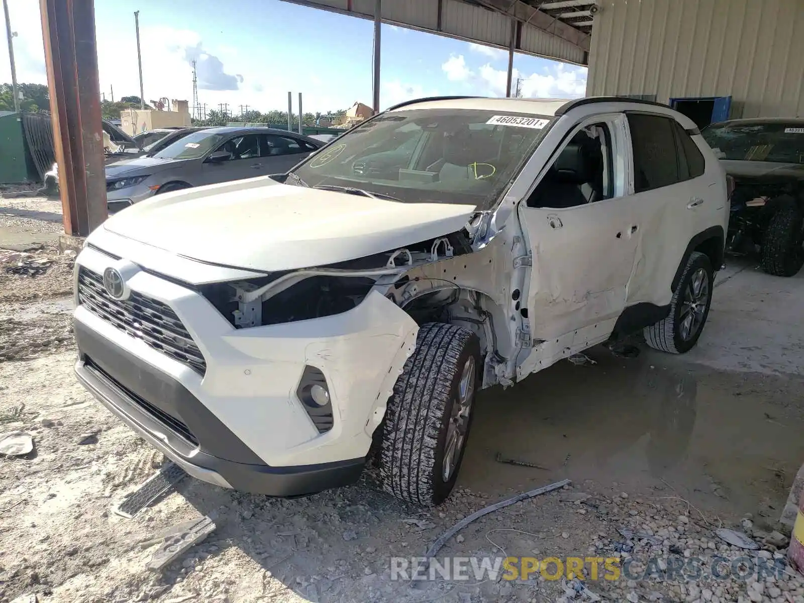 2 Photograph of a damaged car 2T3Y1RFV5KC012300 TOYOTA RAV4 2019