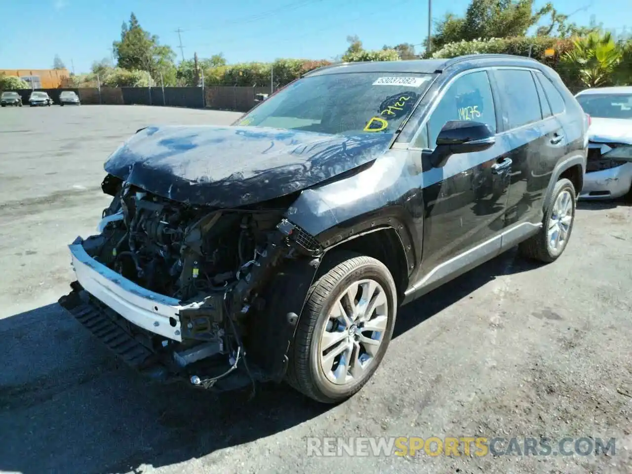 2 Photograph of a damaged car 2T3Y1RFV5KW030875 TOYOTA RAV4 2019