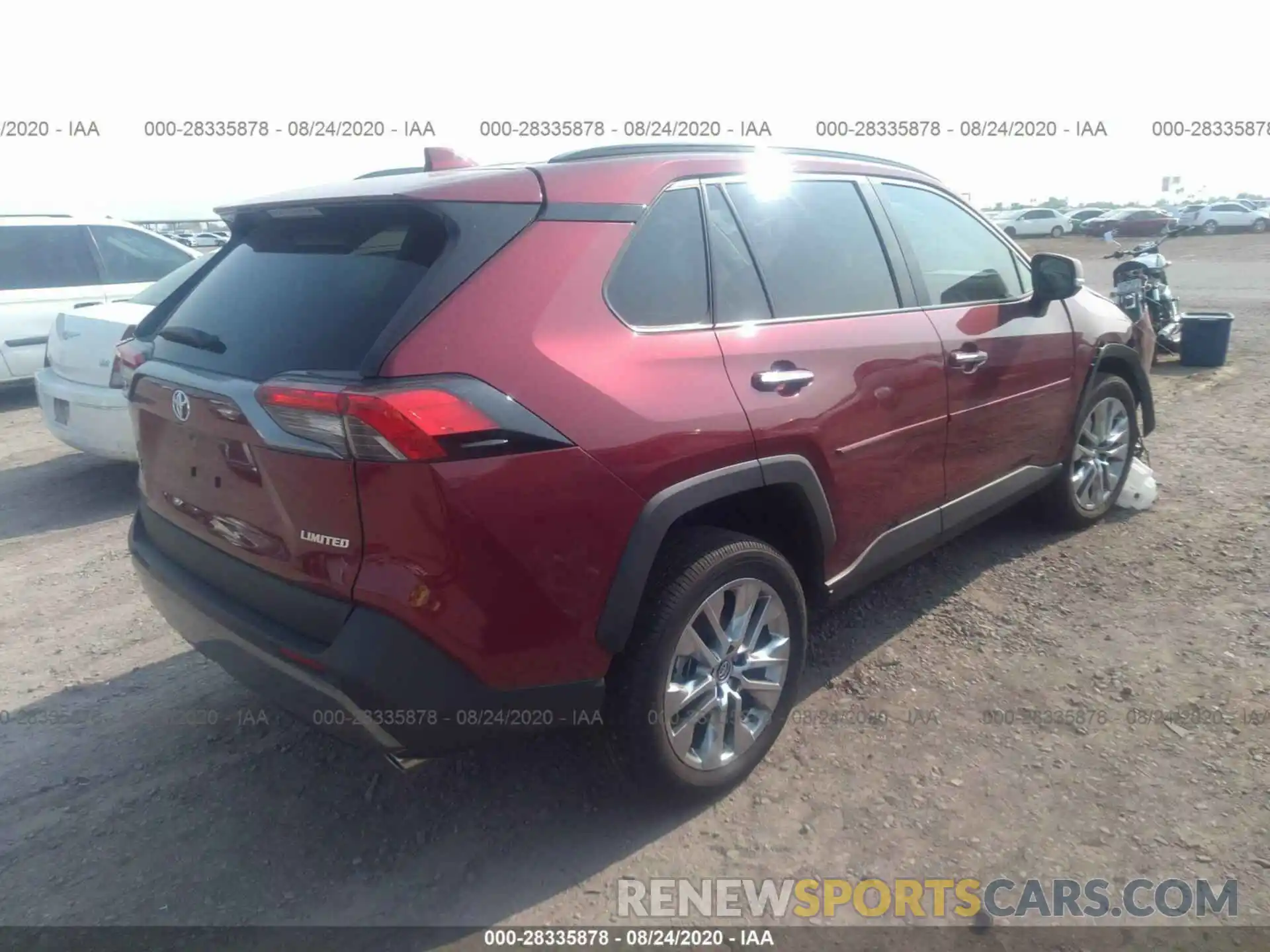 4 Photograph of a damaged car 2T3Y1RFV5KW054254 TOYOTA RAV4 2019