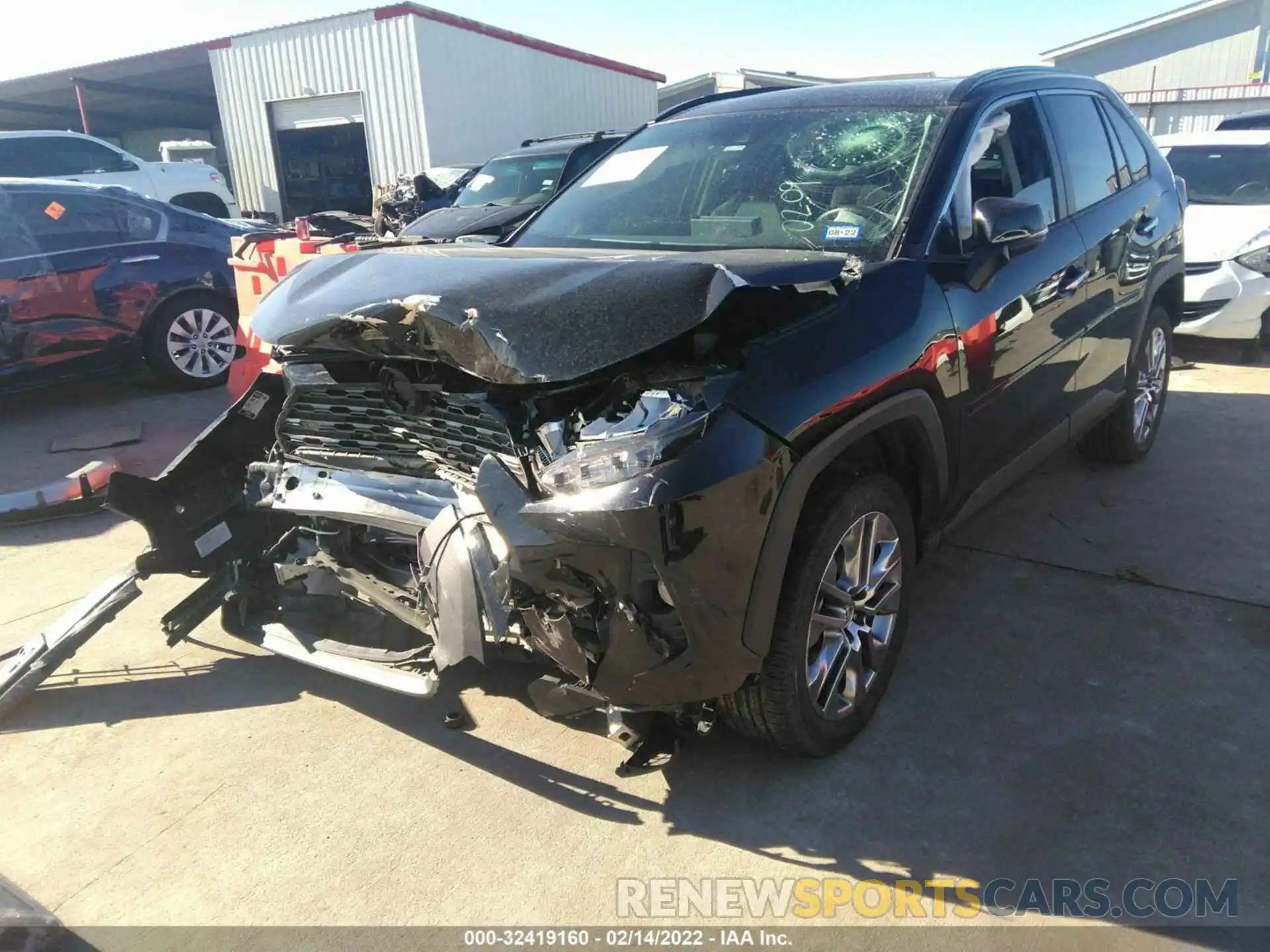 2 Photograph of a damaged car 2T3Y1RFV6KC009051 TOYOTA RAV4 2019