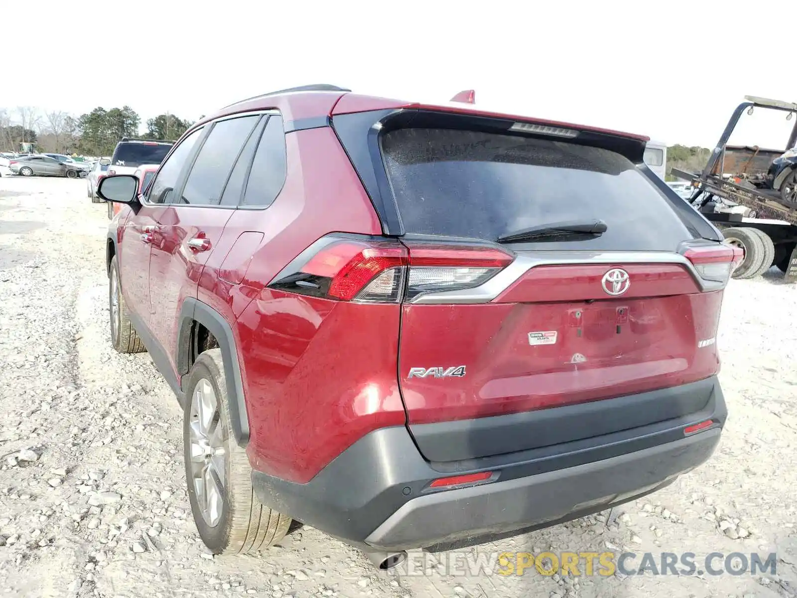 3 Photograph of a damaged car 2T3Y1RFV6KC012600 TOYOTA RAV4 2019