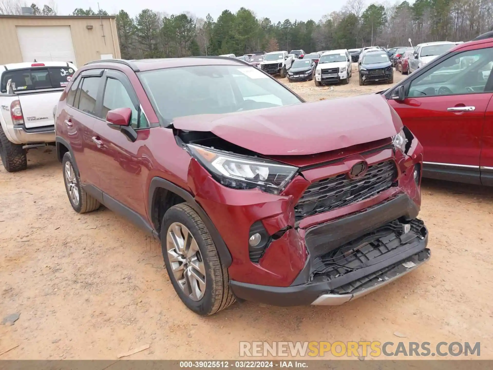 1 Photograph of a damaged car 2T3Y1RFV7KW020008 TOYOTA RAV4 2019