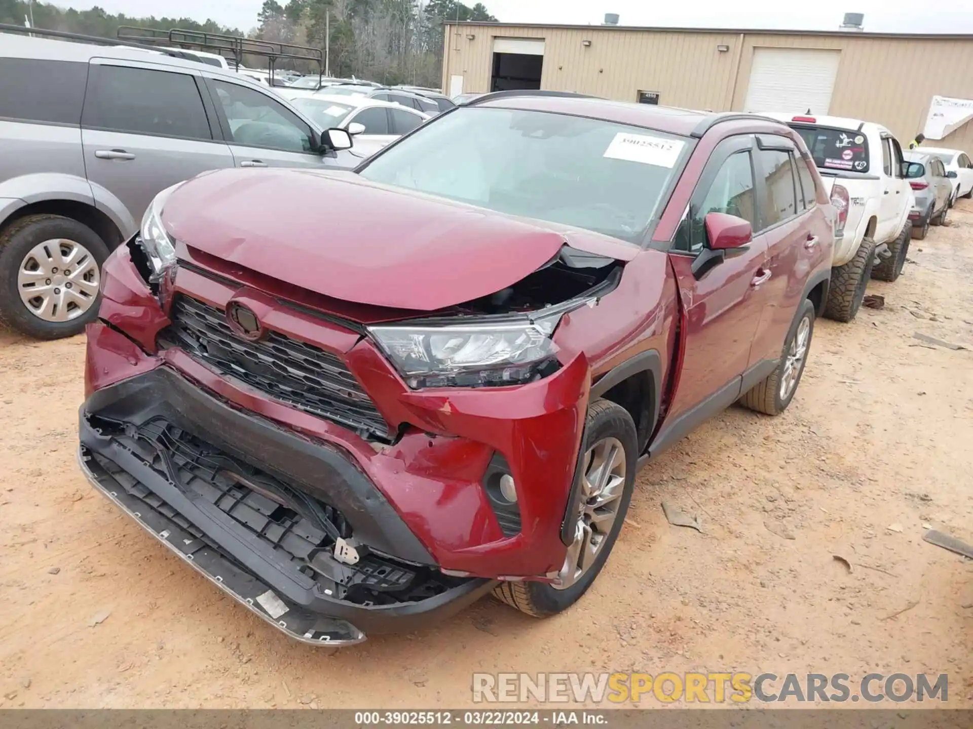 2 Photograph of a damaged car 2T3Y1RFV7KW020008 TOYOTA RAV4 2019