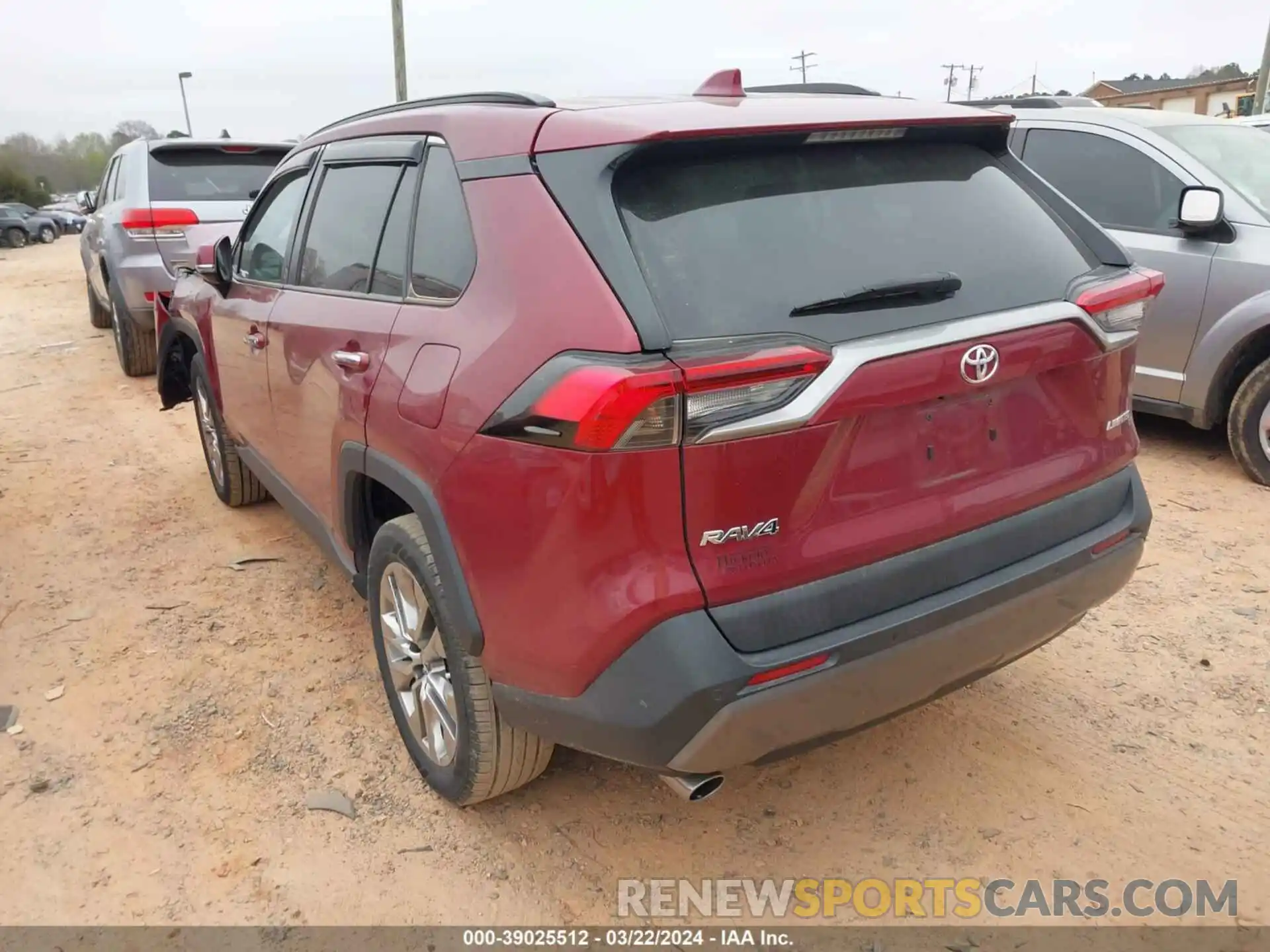 3 Photograph of a damaged car 2T3Y1RFV7KW020008 TOYOTA RAV4 2019