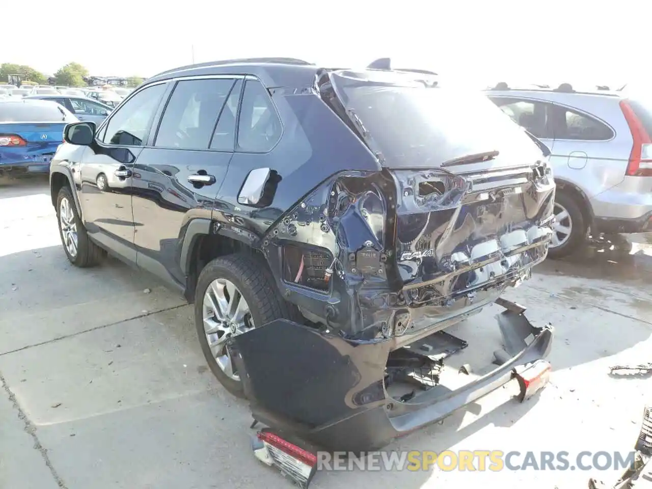 3 Photograph of a damaged car 2T3Y1RFV8KC007060 TOYOTA RAV4 2019