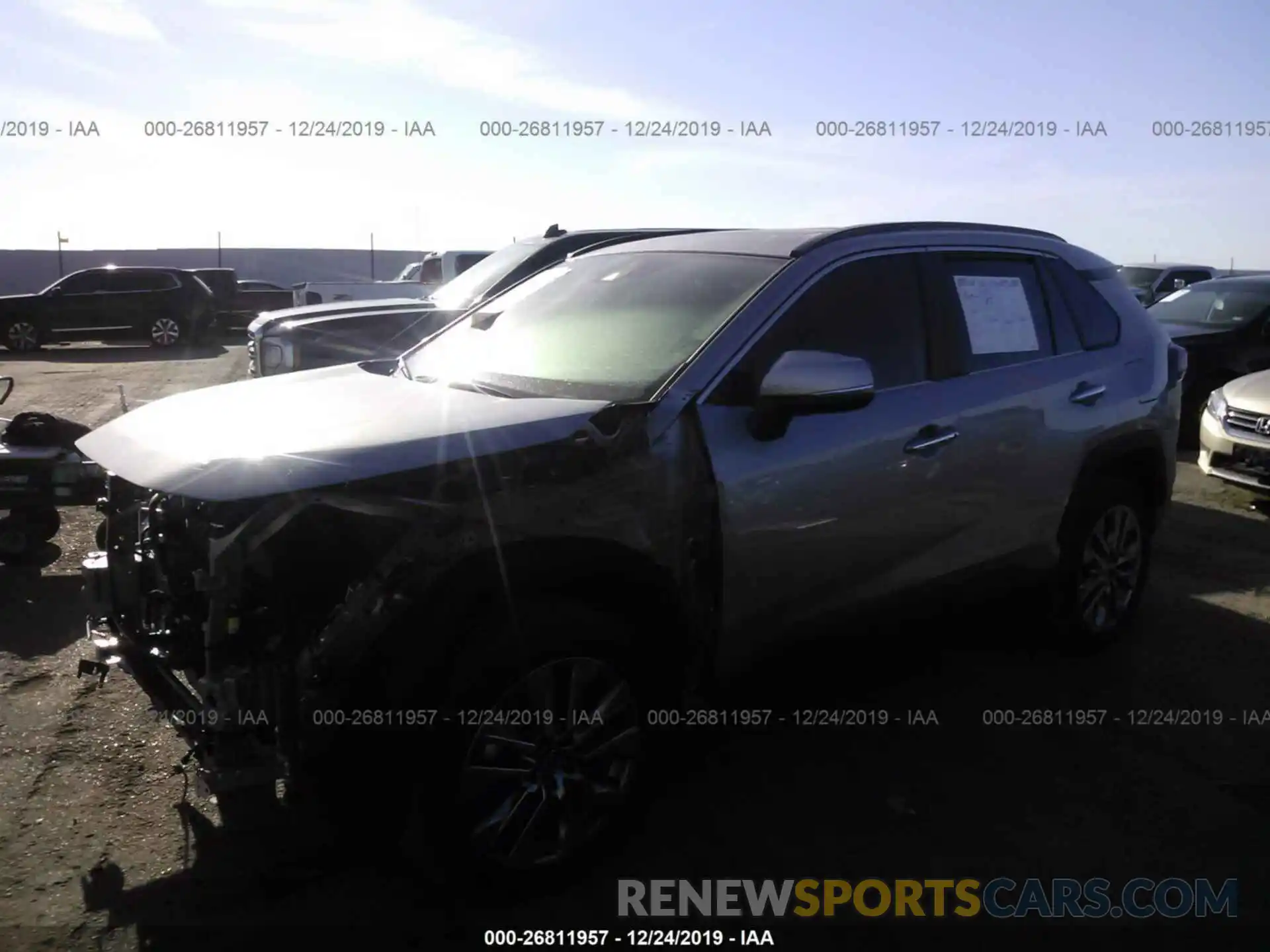 2 Фотография поврежденного автомобиля 2T3Y1RFV8KW037366 TOYOTA RAV4 2019