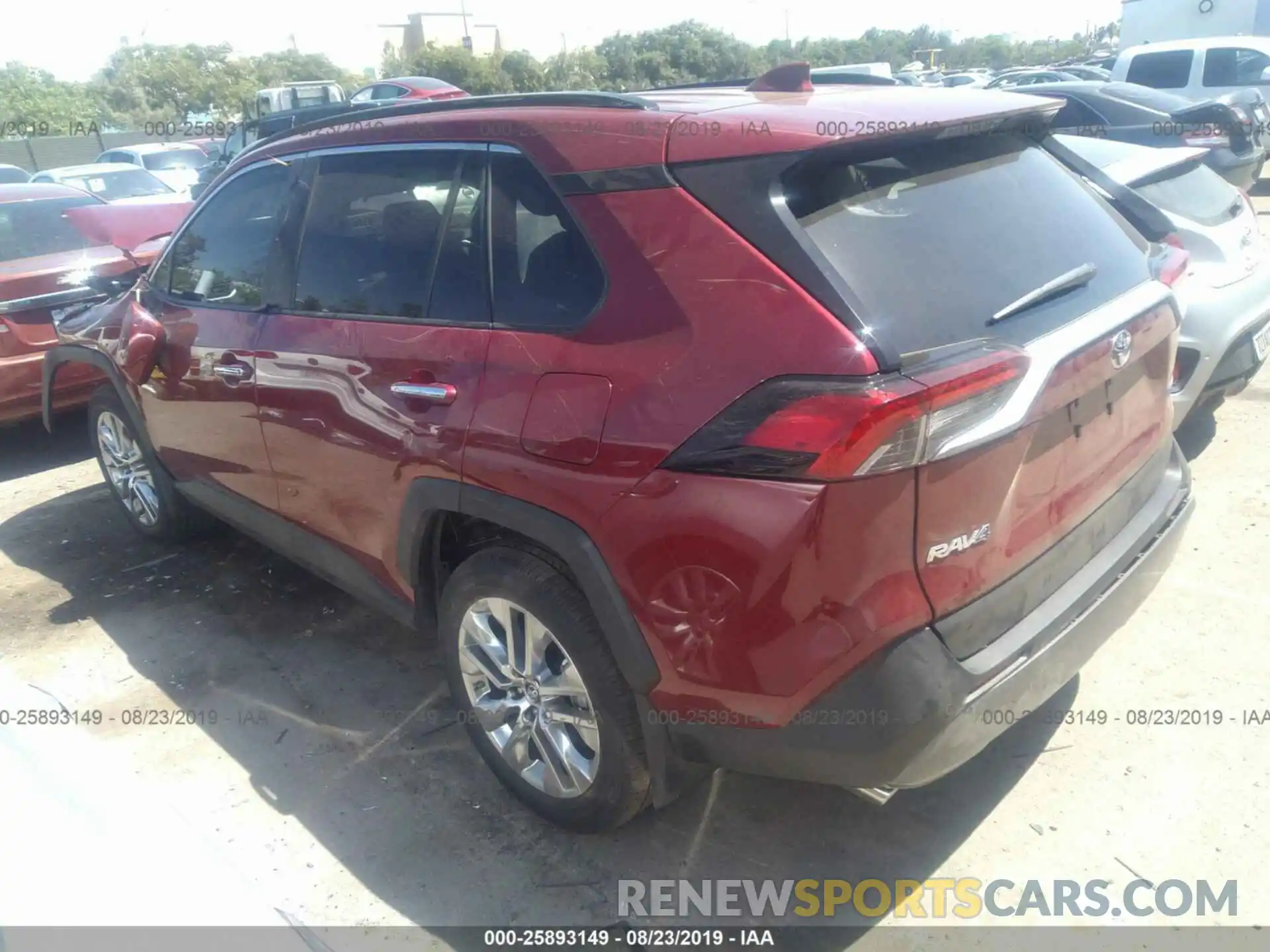 3 Photograph of a damaged car 2T3Y1RFV9KC007701 TOYOTA RAV4 2019