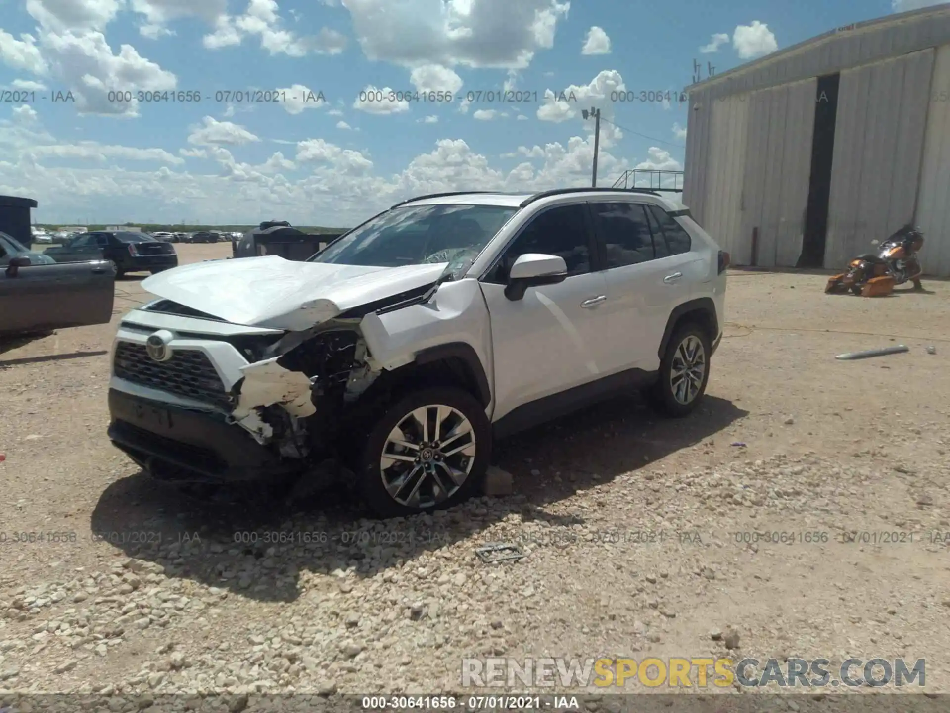 2 Photograph of a damaged car 2T3Y1RFV9KC009514 TOYOTA RAV4 2019