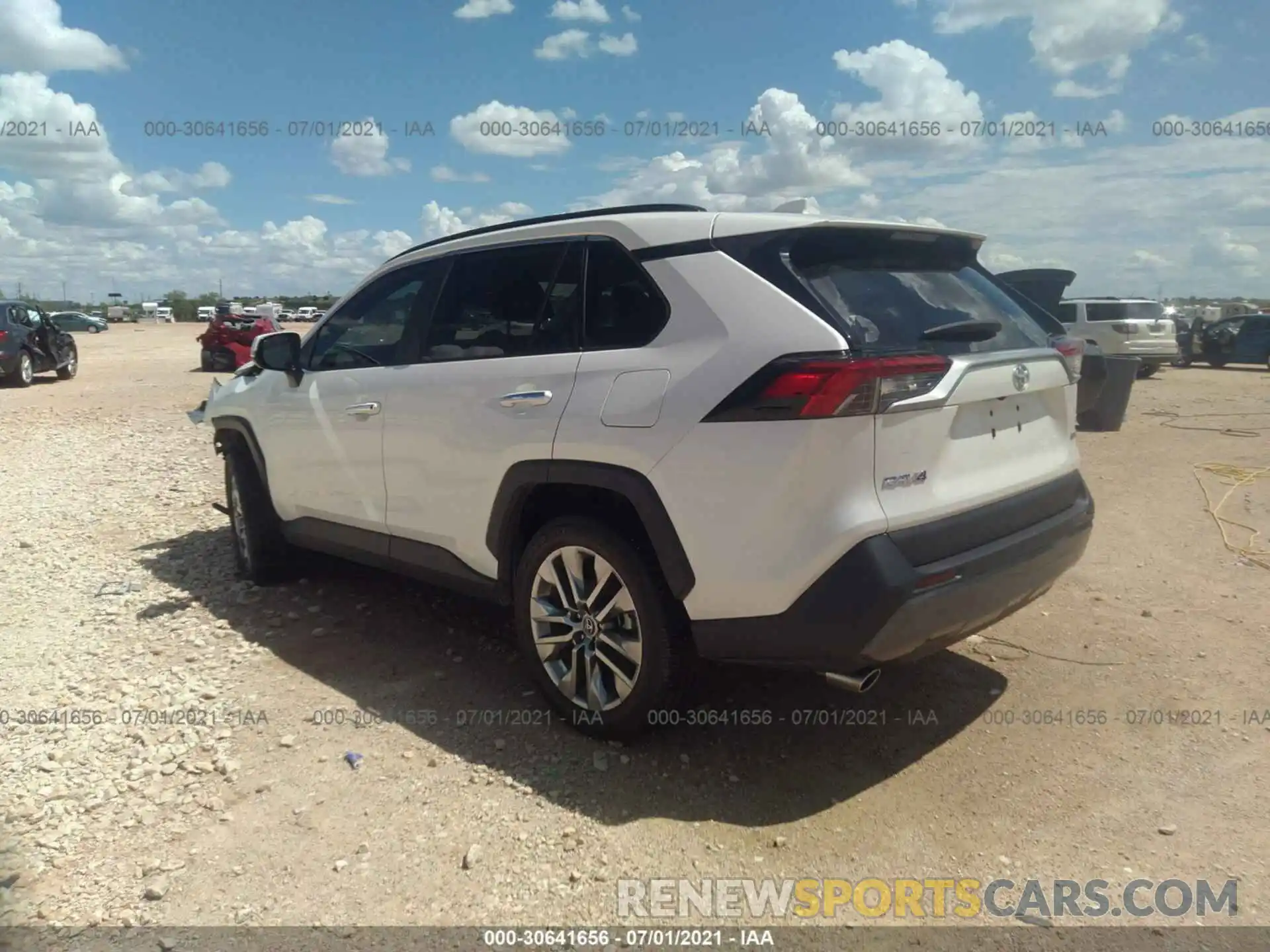 3 Photograph of a damaged car 2T3Y1RFV9KC009514 TOYOTA RAV4 2019