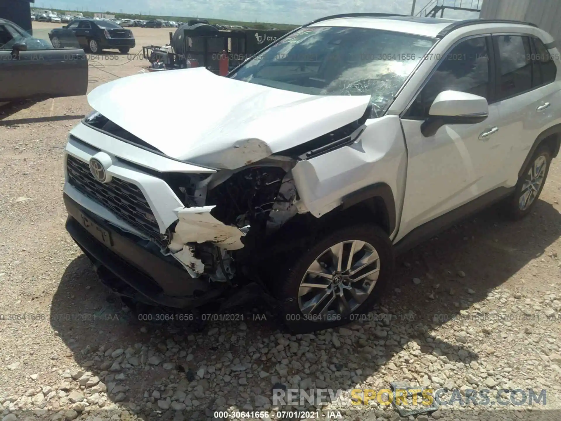 6 Photograph of a damaged car 2T3Y1RFV9KC009514 TOYOTA RAV4 2019