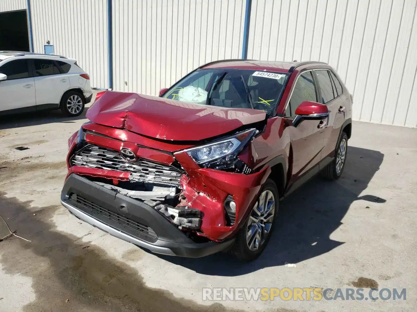 2 Photograph of a damaged car 2T3Y1RFV9KC010582 TOYOTA RAV4 2019