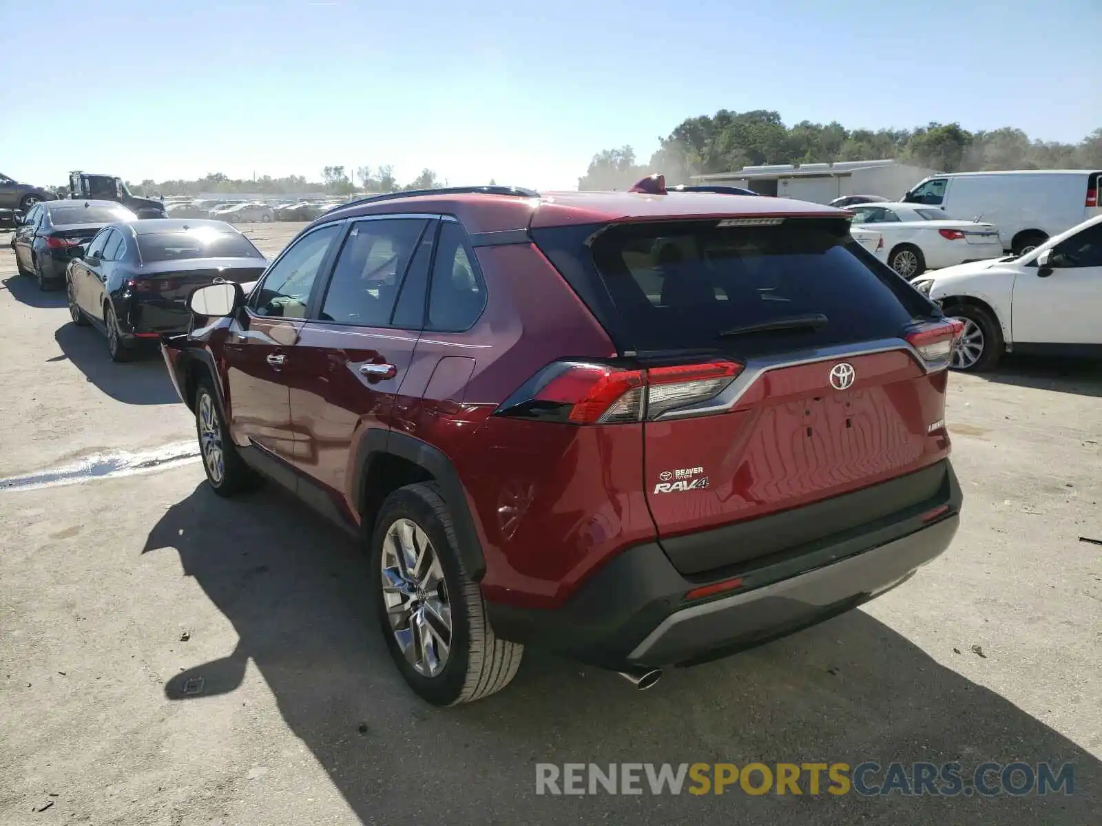 3 Photograph of a damaged car 2T3Y1RFV9KC010582 TOYOTA RAV4 2019