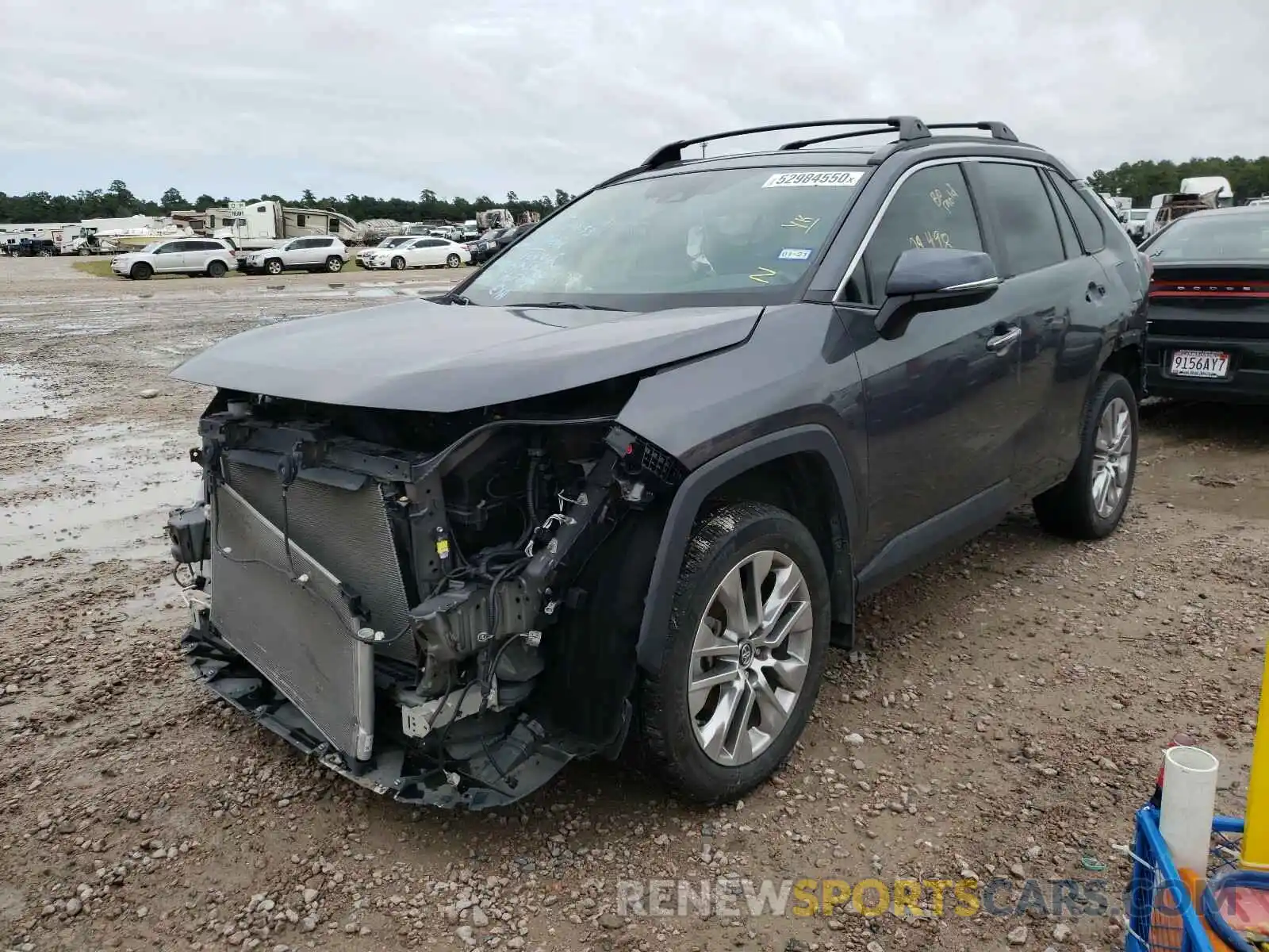 2 Photograph of a damaged car 2T3Y1RFV9KW001380 TOYOTA RAV4 2019