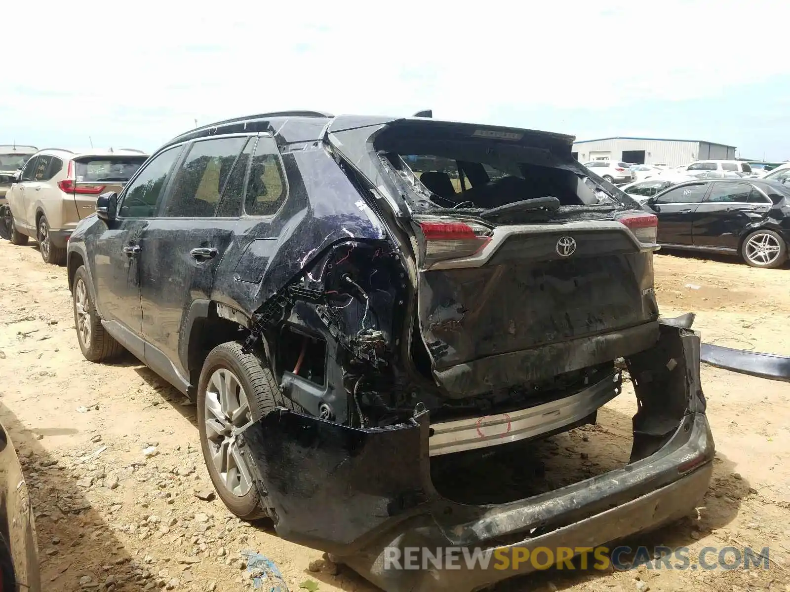 3 Photograph of a damaged car 2T3Y1RFV9KW019667 TOYOTA RAV4 2019