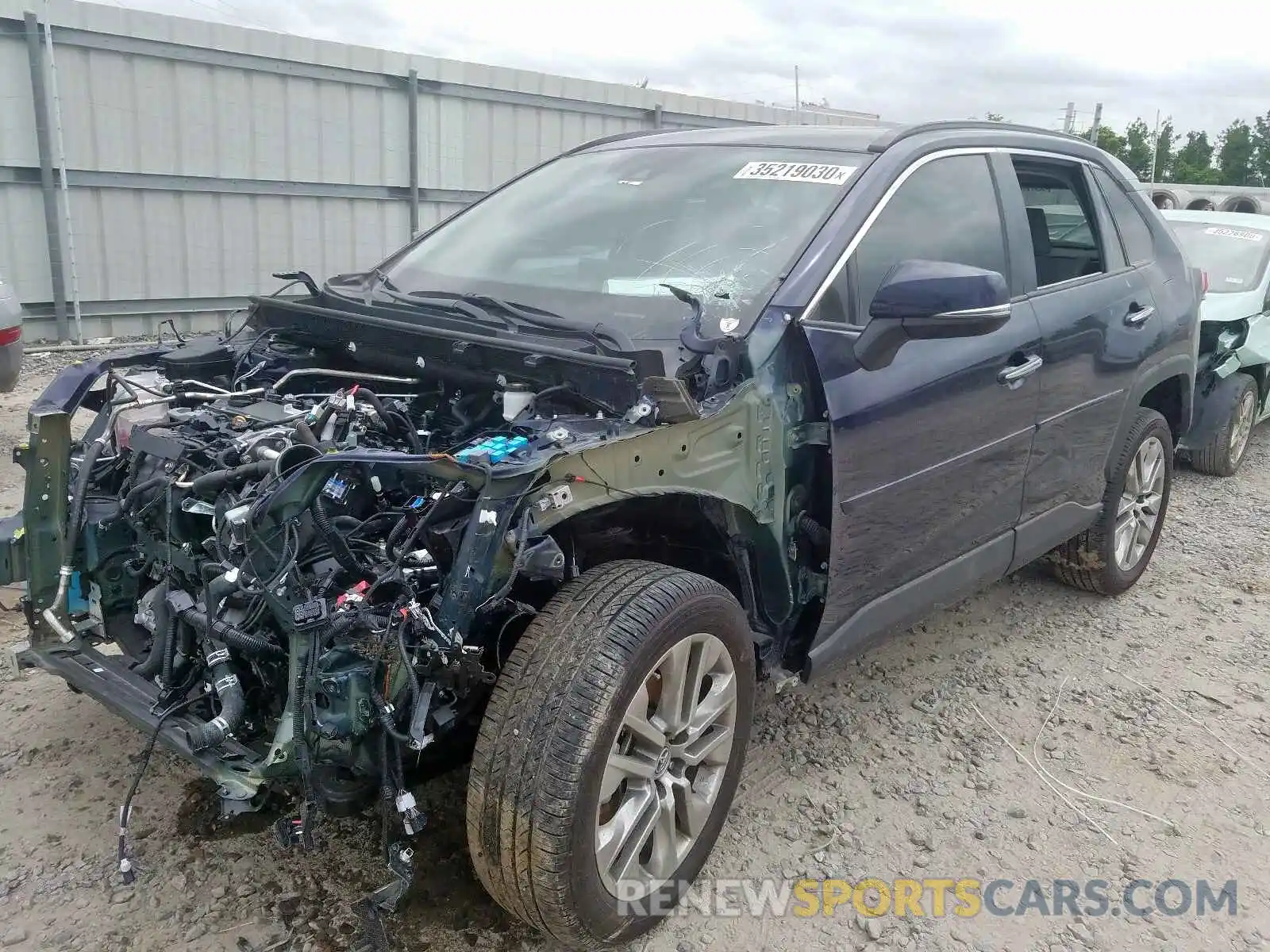 2 Фотография поврежденного автомобиля 2T3Y1RFV9KW023153 TOYOTA RAV4 2019